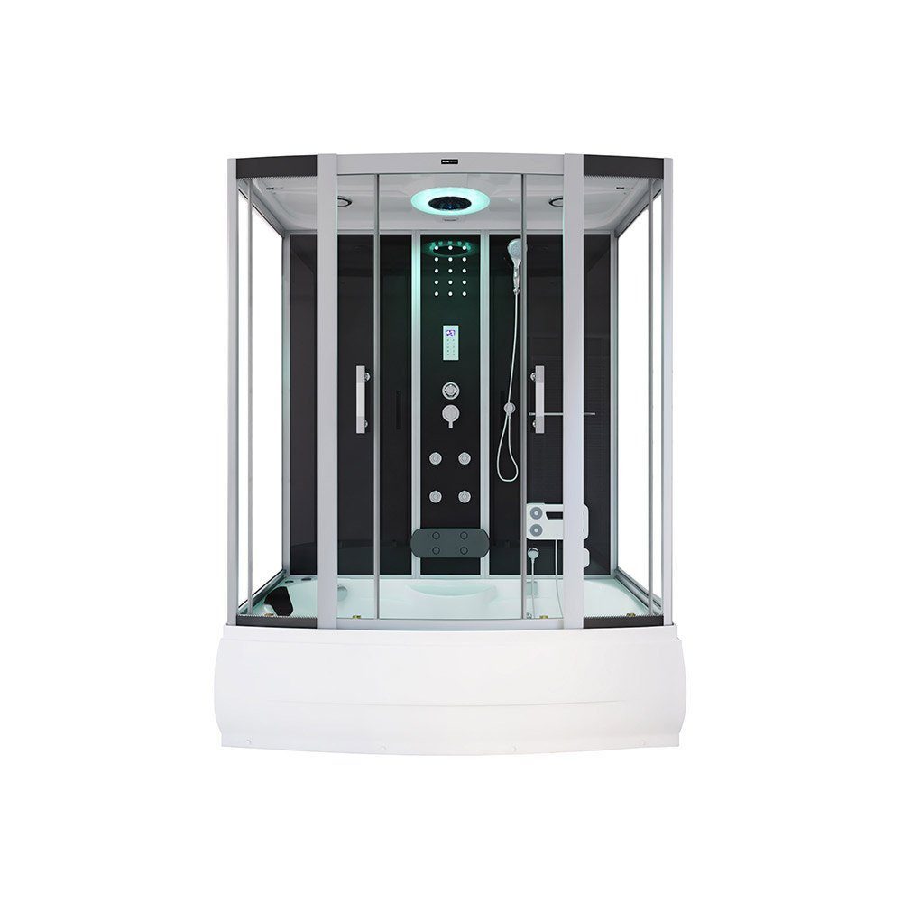 HOME DELUXE Dampfdusche DIAMOND - Schwarz, BxT: 170x90 cm, Dampfsauna, Bade günstig online kaufen