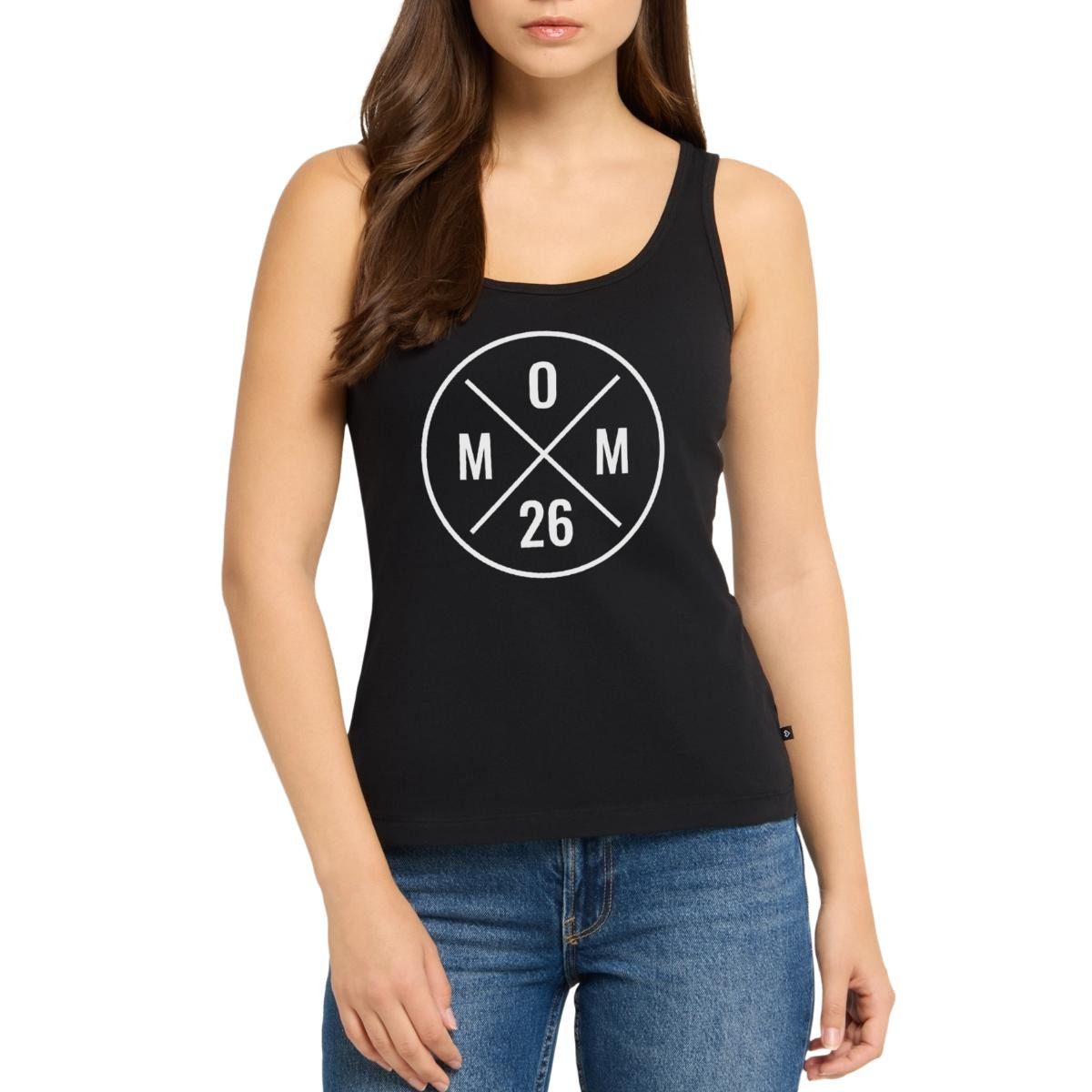 Spreadshirt T-Shirt Mom 2026 Modernes Mama Logo Schwangerschaft Frauen Premium Tank Top (1-tlg)