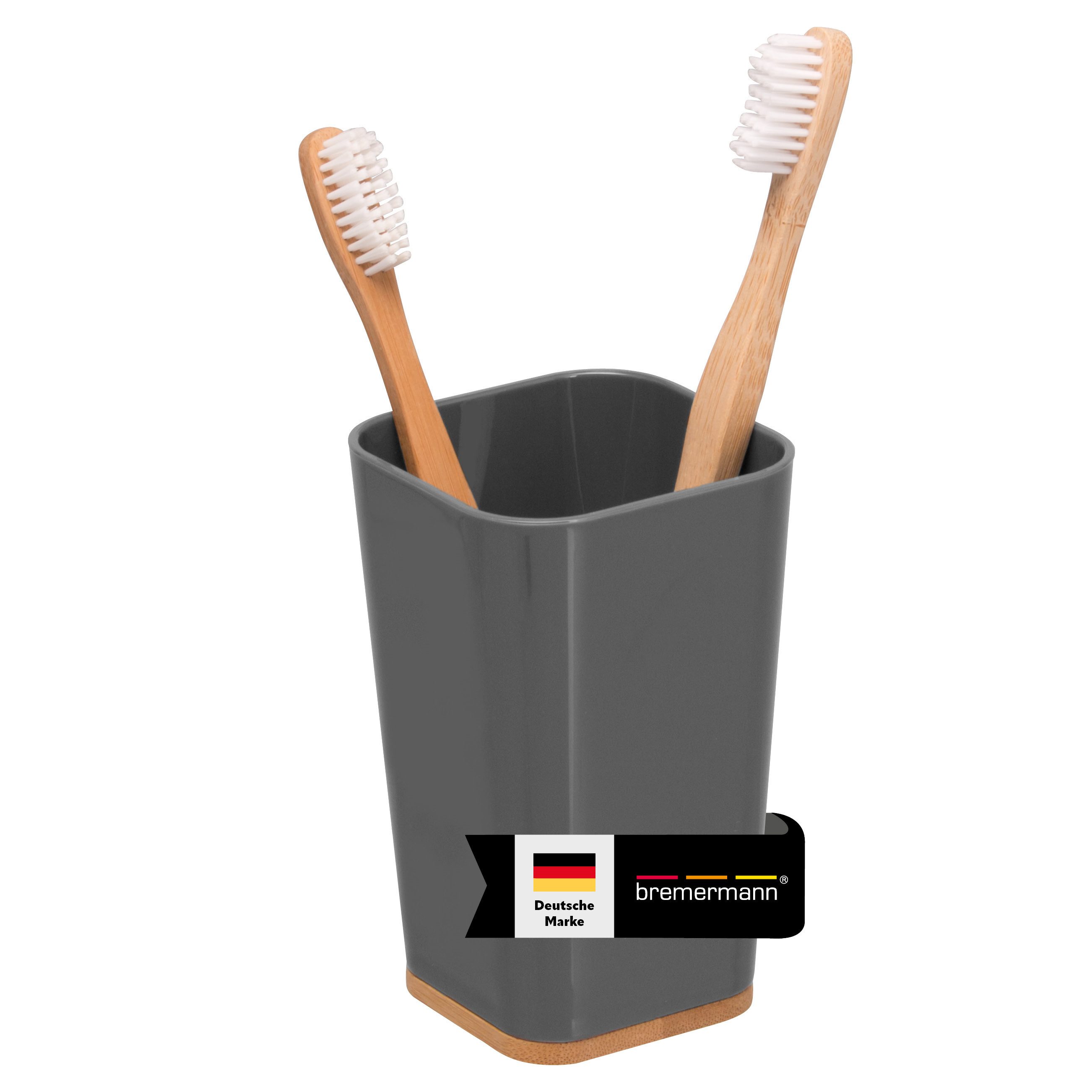 bremermann Zahnputzbecher Zahnputzbecher CALVI aus Bambus und Kunststoff, g günstig online kaufen