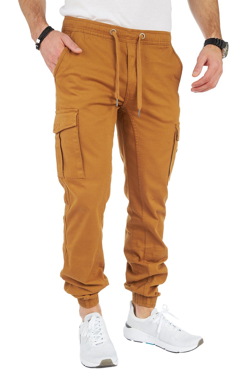 Styleko Chinohose Slim fit Cargohose Herren Cargohose männer Cargohose für Herren Jogger