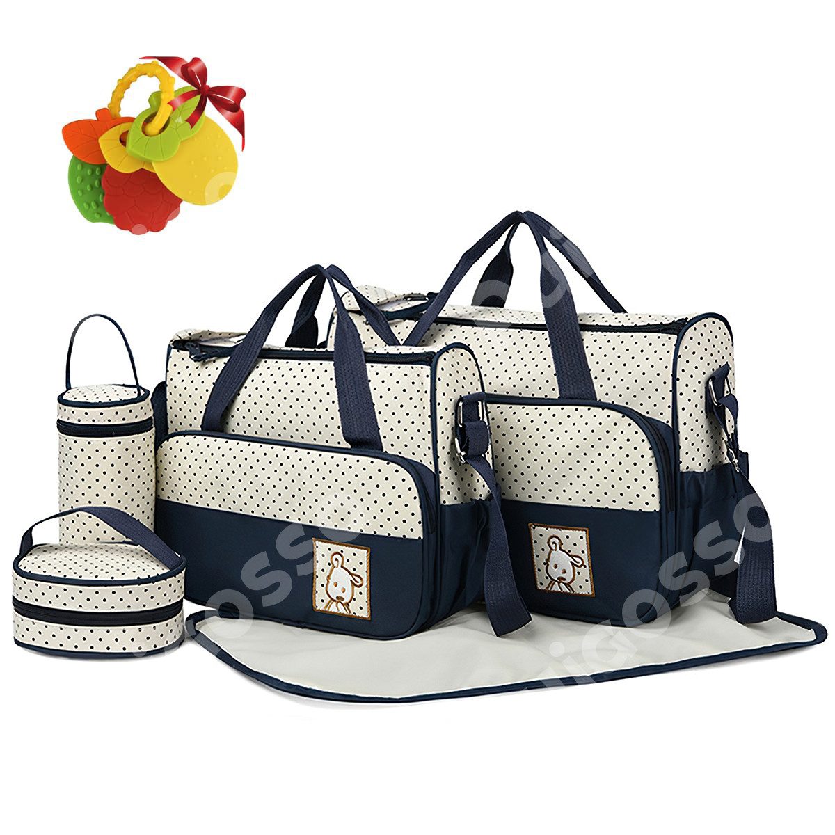 ZEUOPQ Wickeltasche Wickeltasche Stella (1-tlg) (Baby-Wickeltasche Rucksack mit Windeleinlage, Multifunktions, Reisetasche für Mama Papa und Jungen Mädchen, Wickelrucksack), Kinderwagen-Tasche, Henkeltasche, Umhängetasche, Handtasche