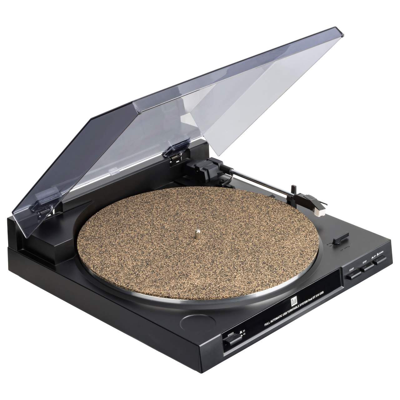 Kork-Deko.de Plattenspieler-Auflage aus Gummikork – 12 Zoll Slipmat Radioplattenspieler