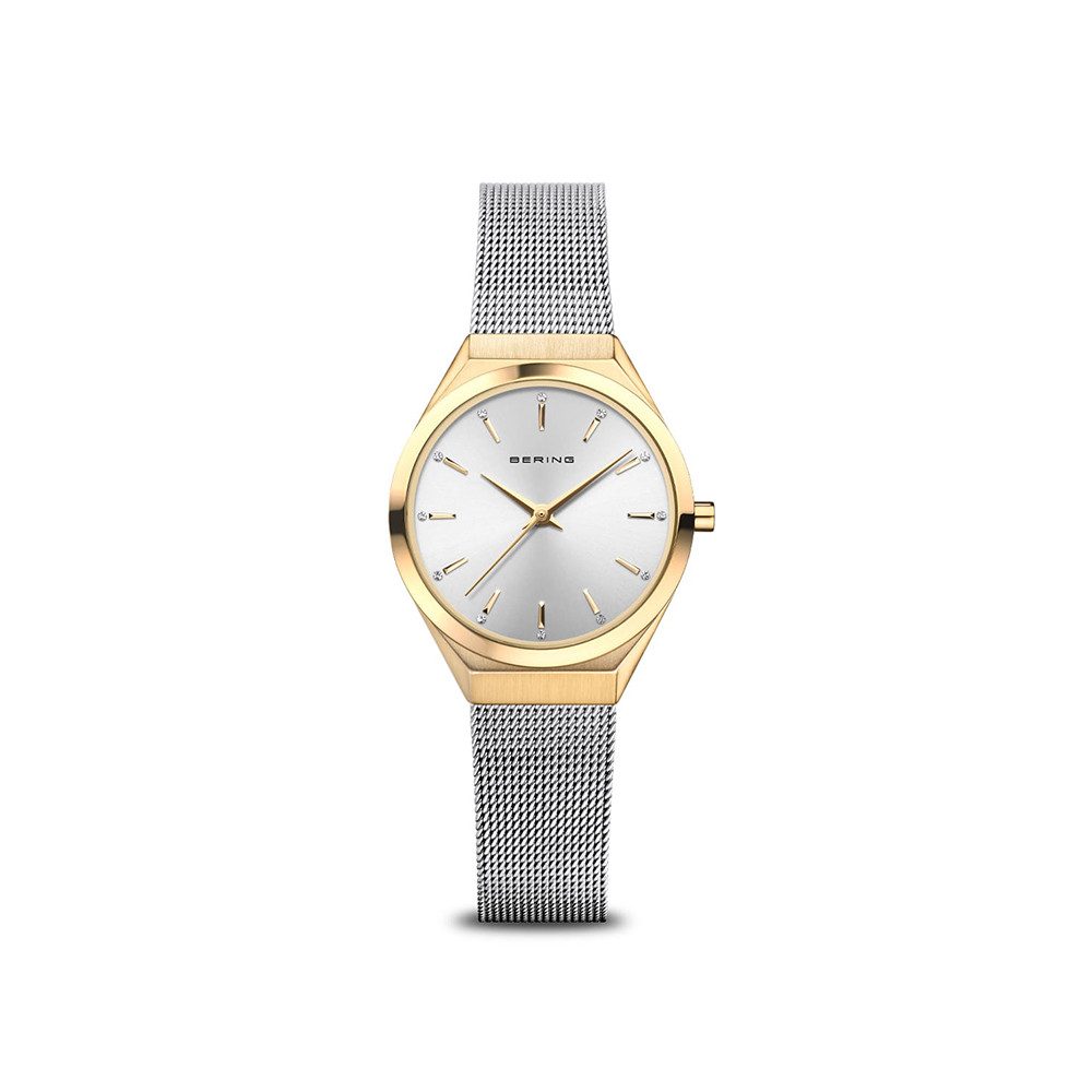 Bering Quarzuhr Bering Ultra Slim gold poliert/gebürstet 18729-010 18729-010, Hochwertiges Produkt mit zeitlosem Design, sorgfältiger Verarbeitung