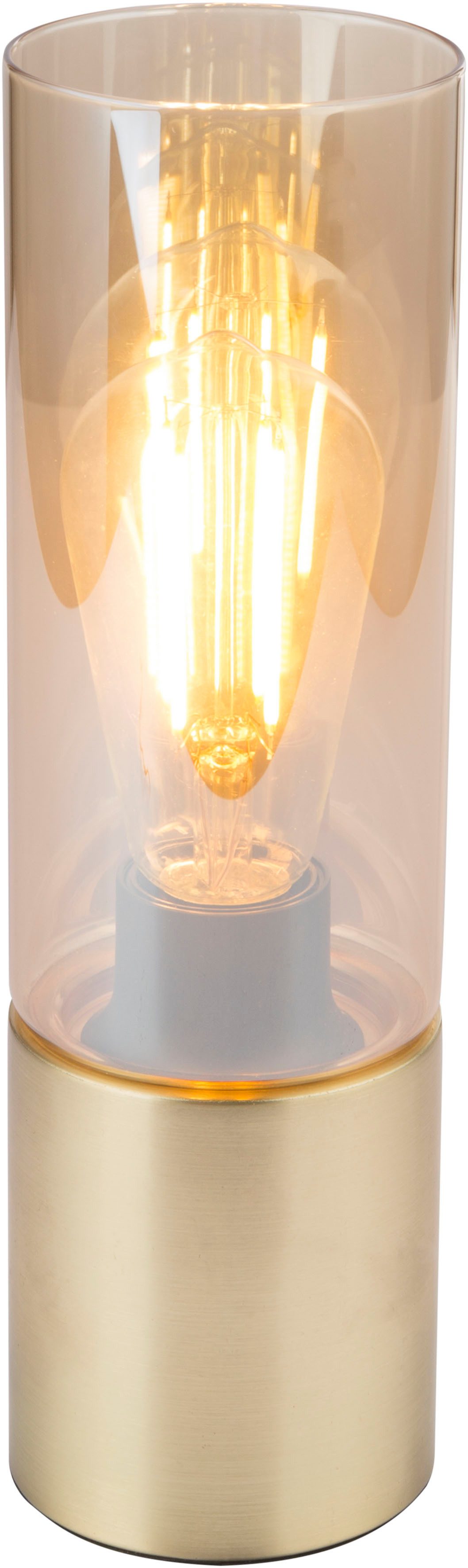 GLOBO LIGHTING Tischleuchte ANNIKA, ohne Leuchtmittel, Tischlampe Nachttischlampe Deko-Tischleuchte Schlafzimmer