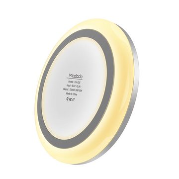 mcdodo Qi Wireless Charger 10W mit Nachtlicht Ladegerät Ladestation für Handy Wireless Charger