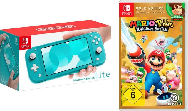 Nintendo Switch Lite, inkl. Mario Rabbids Kingdom Battle Gold Edit.  - Onlineshop OTTO