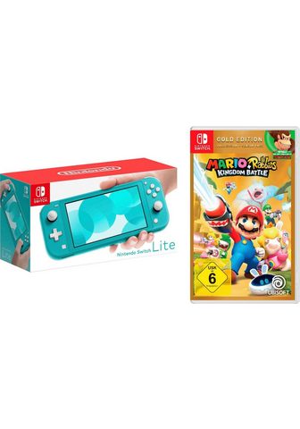 Nintendo Switch Lite ir Mario + Rabbids Kingdom Battle...