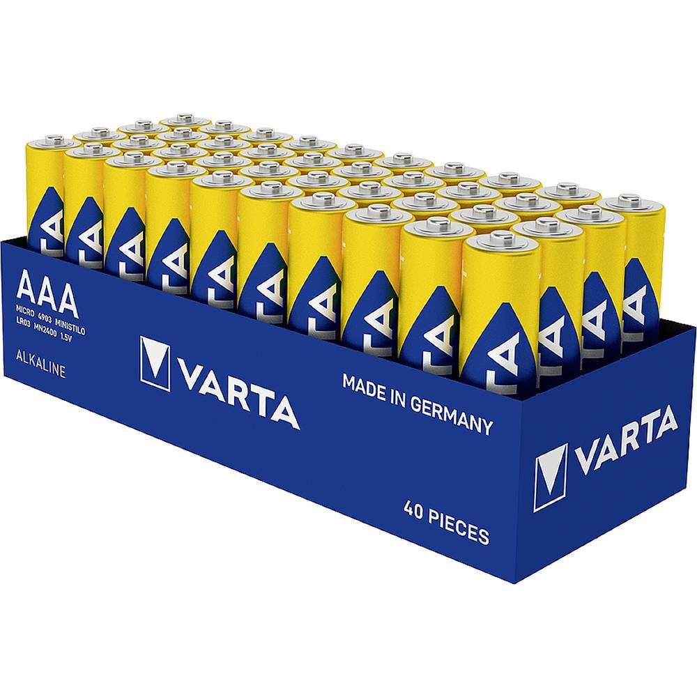 VARTA LONGLIFE Power Batterie AAA Akku 40er-Set