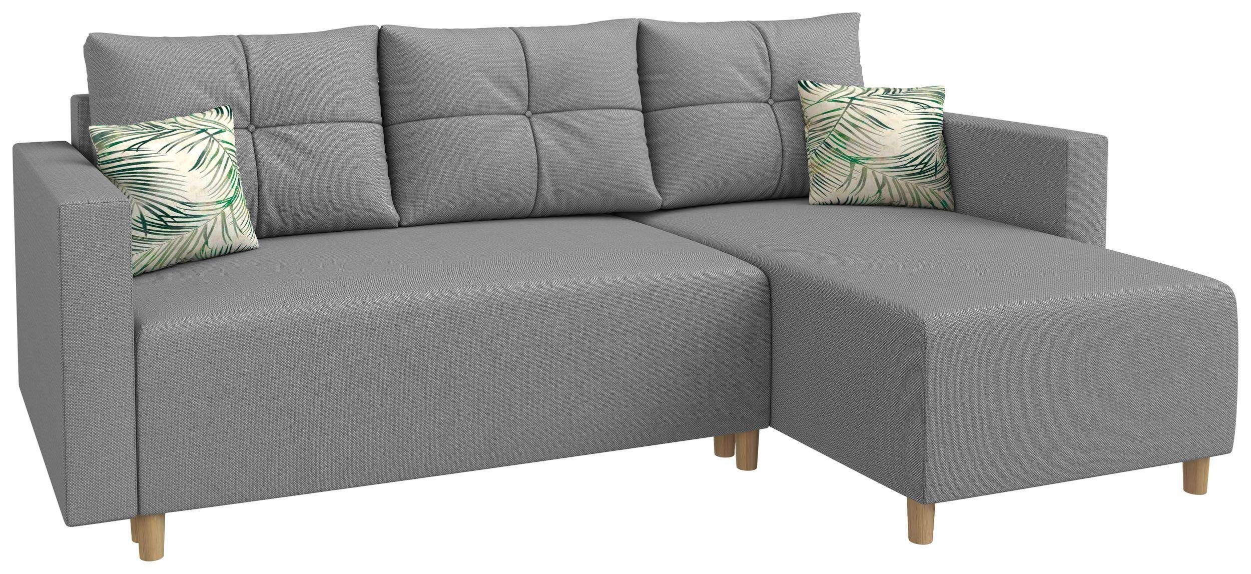 links stellbar, Ecksofa frei rechts und mit Klassisch Stylefy mit mane oder Livenza, Bettfunktion L-Form, Raum Bonellfederkern, Eckcouch, bestellbar, im Design Bettkasten,