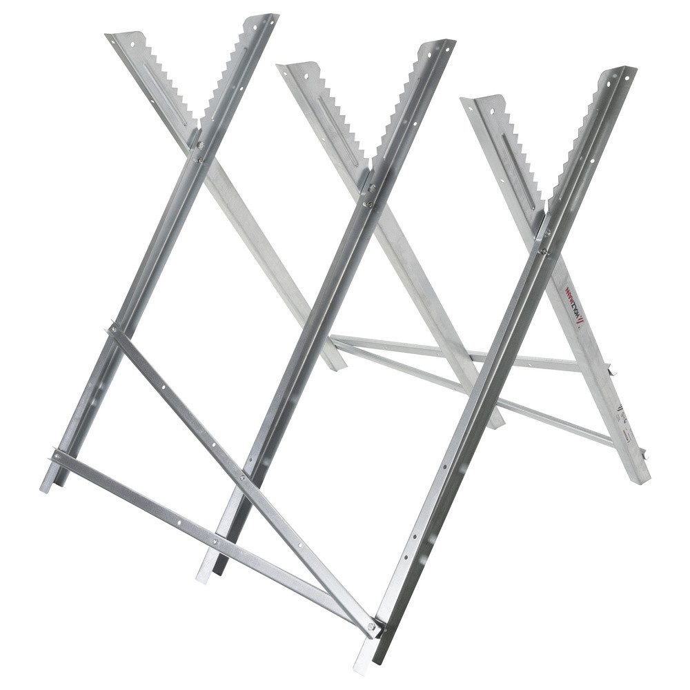 Holzmann Scaffolding Holzmann Machines SBO3X SBO3X Galvanized Steel Folding Sawhorse 150 kg