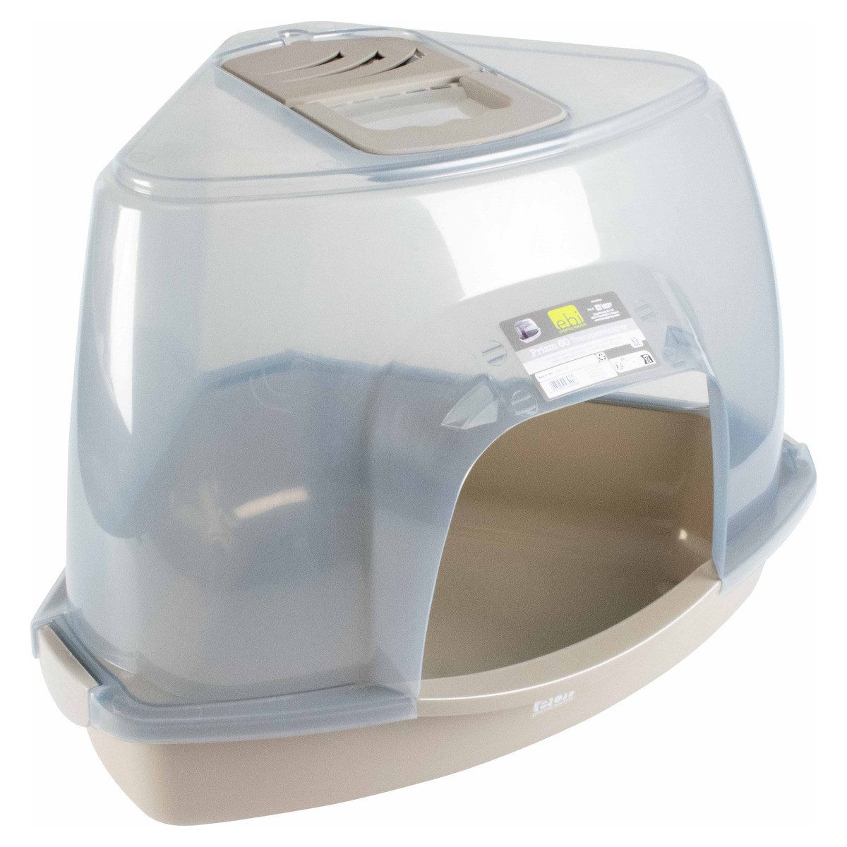 Europet-Bernina Katzentoilette Katzentoilette Prism transparent/grau