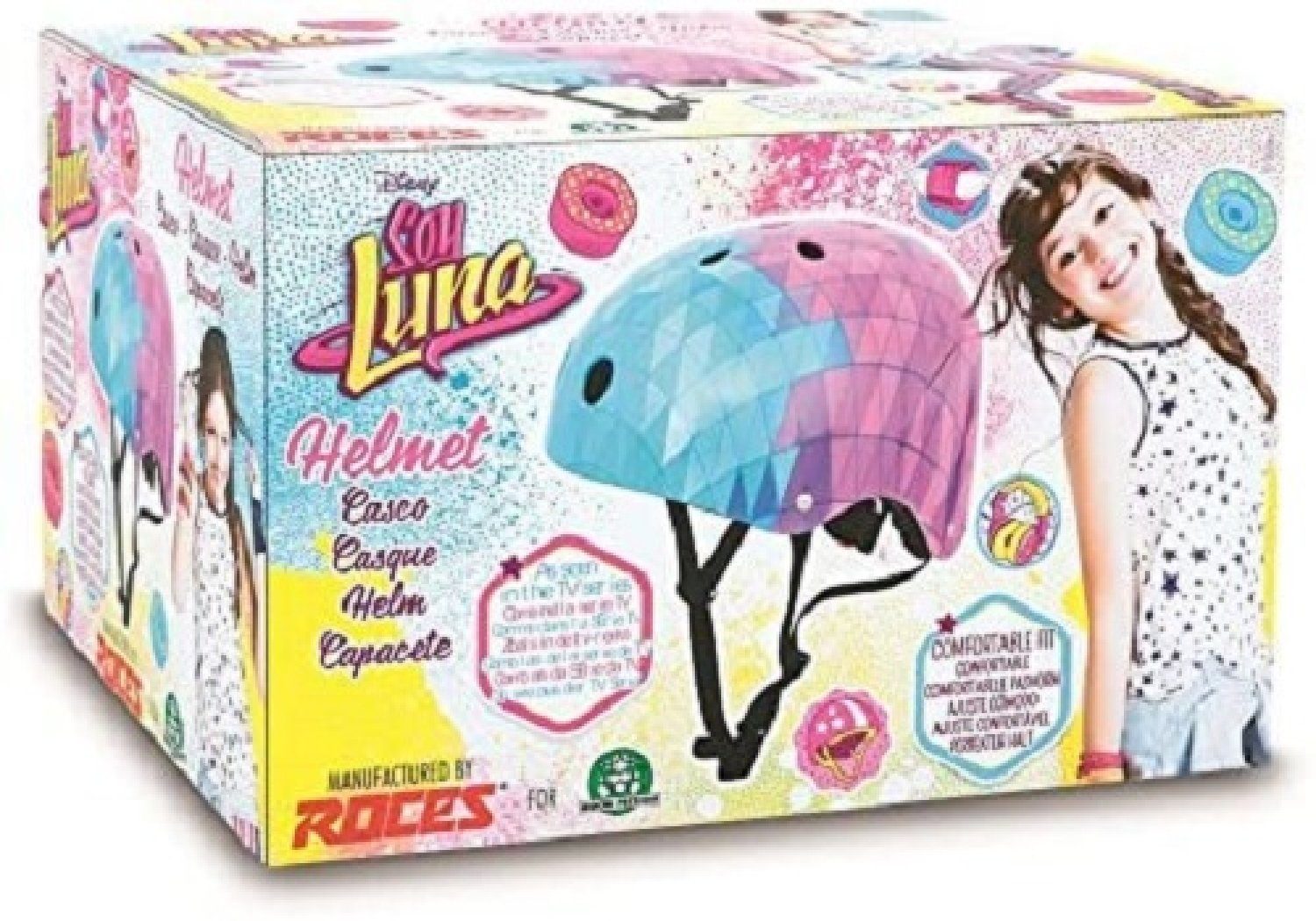 Giochi Preziosi Fahrradhelm Soy Luna Kinder Fahrradhelm Skatehelm Gr. 54-56 cm (1-tlg), Größenanpassung durch Polster