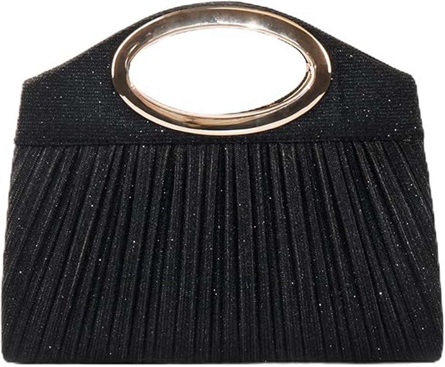 Oemmn Abendtasche Clutch Kleine Glitzer Clutch Tasche für Hochzeit Party Date