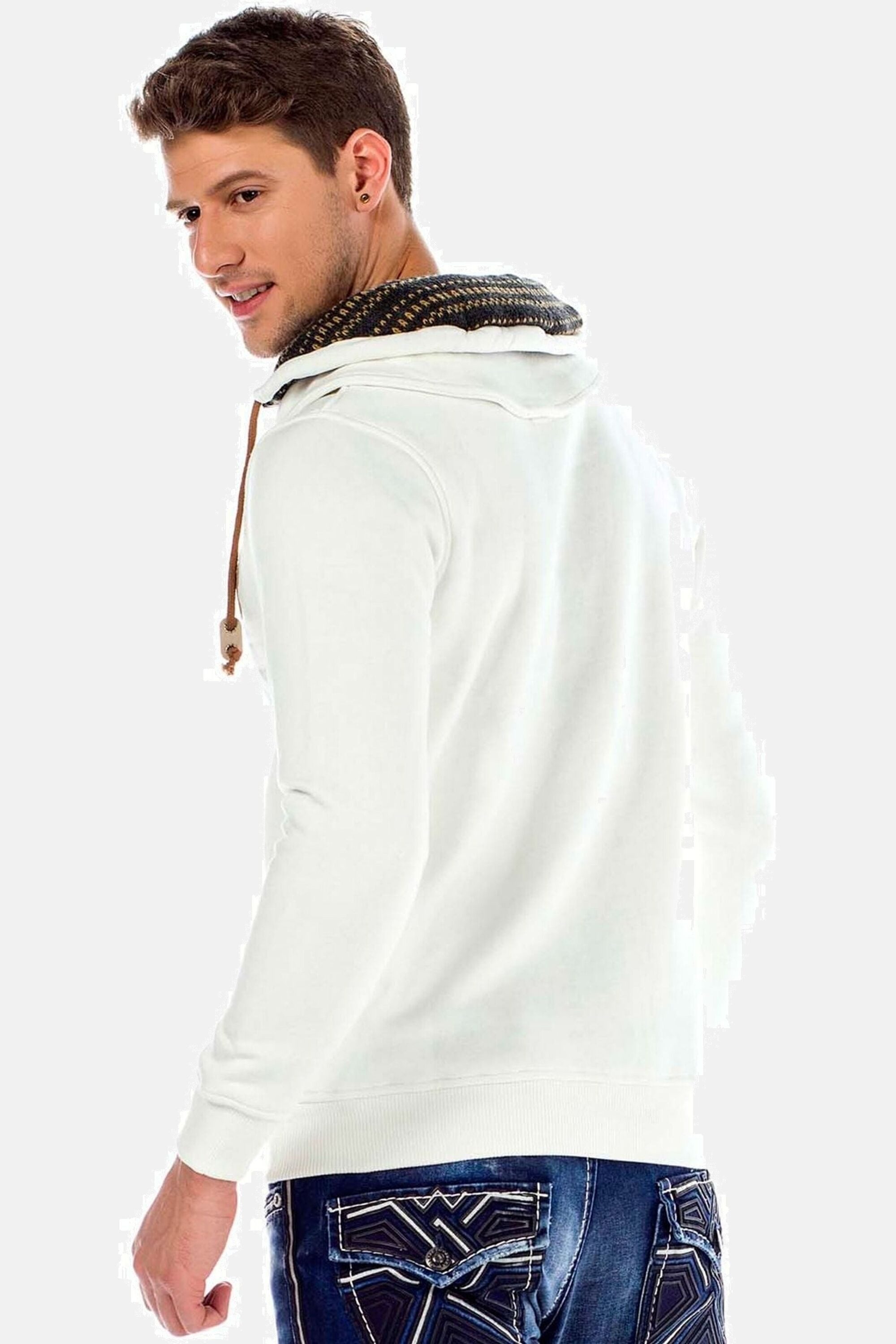 Cipo & Baxx Sweatshirt Pullover (1-tlg) im coolen Look, C-44200 – Bild 3 von 5