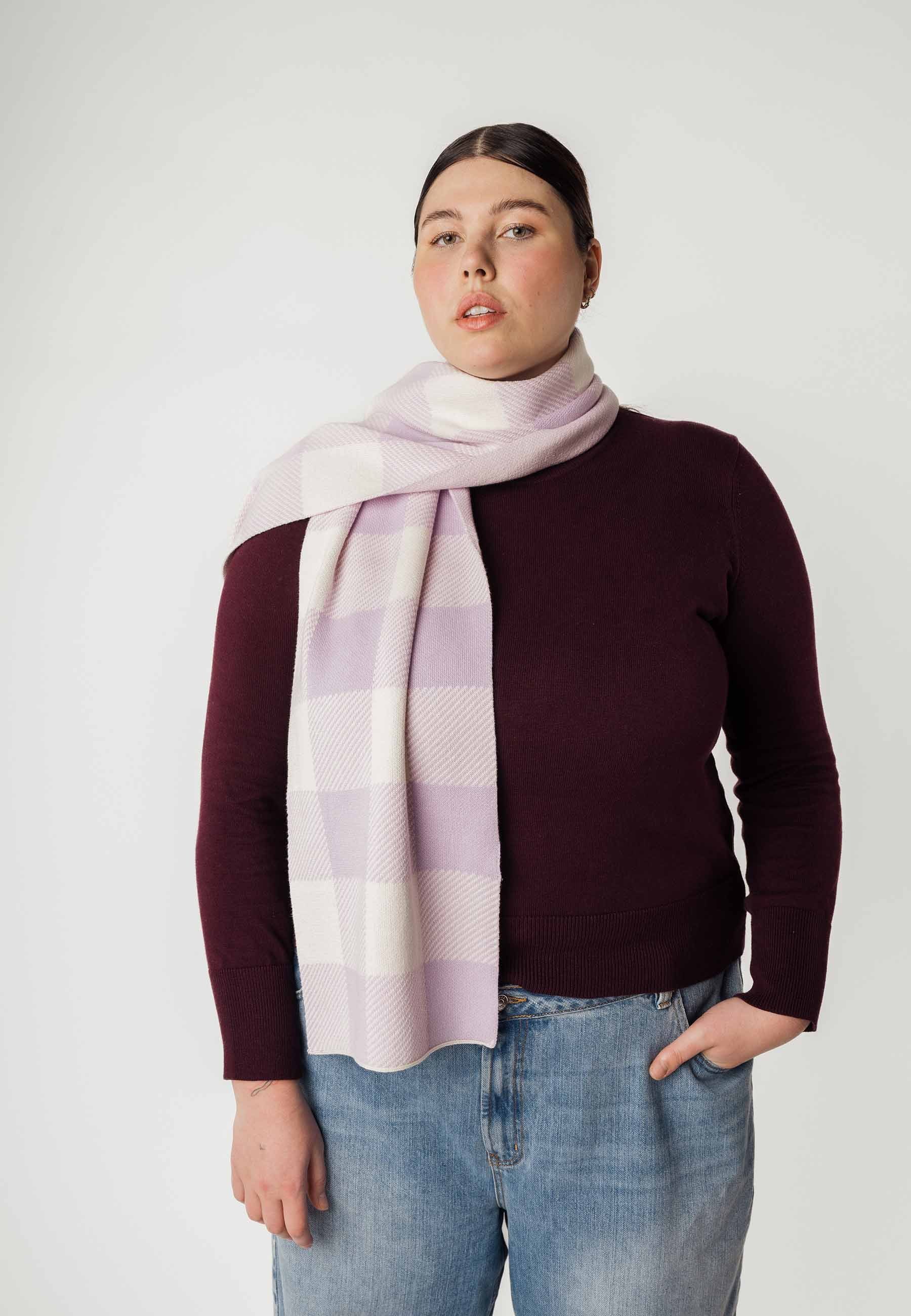 MELA Schal Unisex Jacquard Rippstrick Schal günstig online kaufen