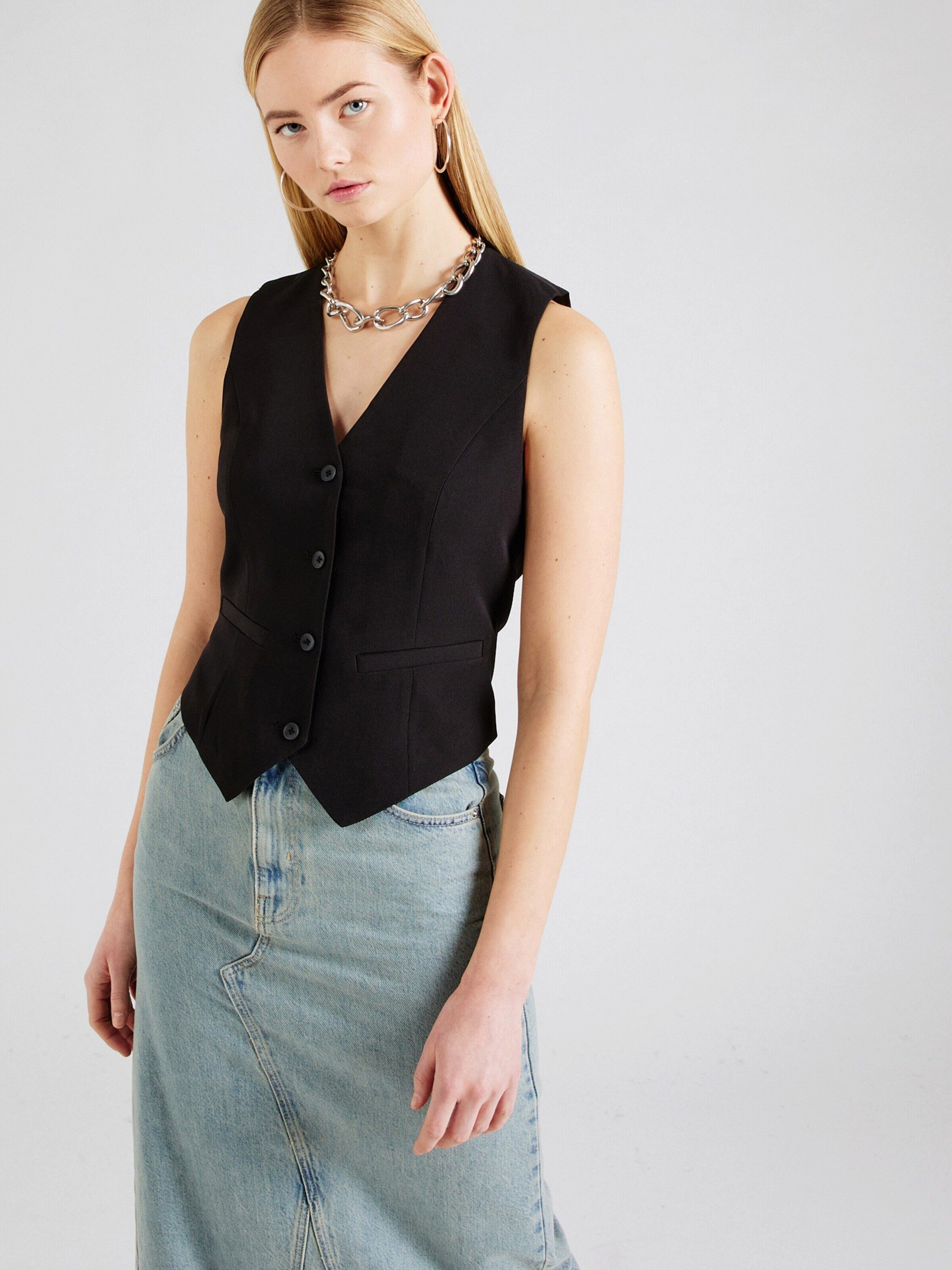 pieces Anzugweste Boxxy (1-tlg) Plain/ohne Details günstig online kaufen