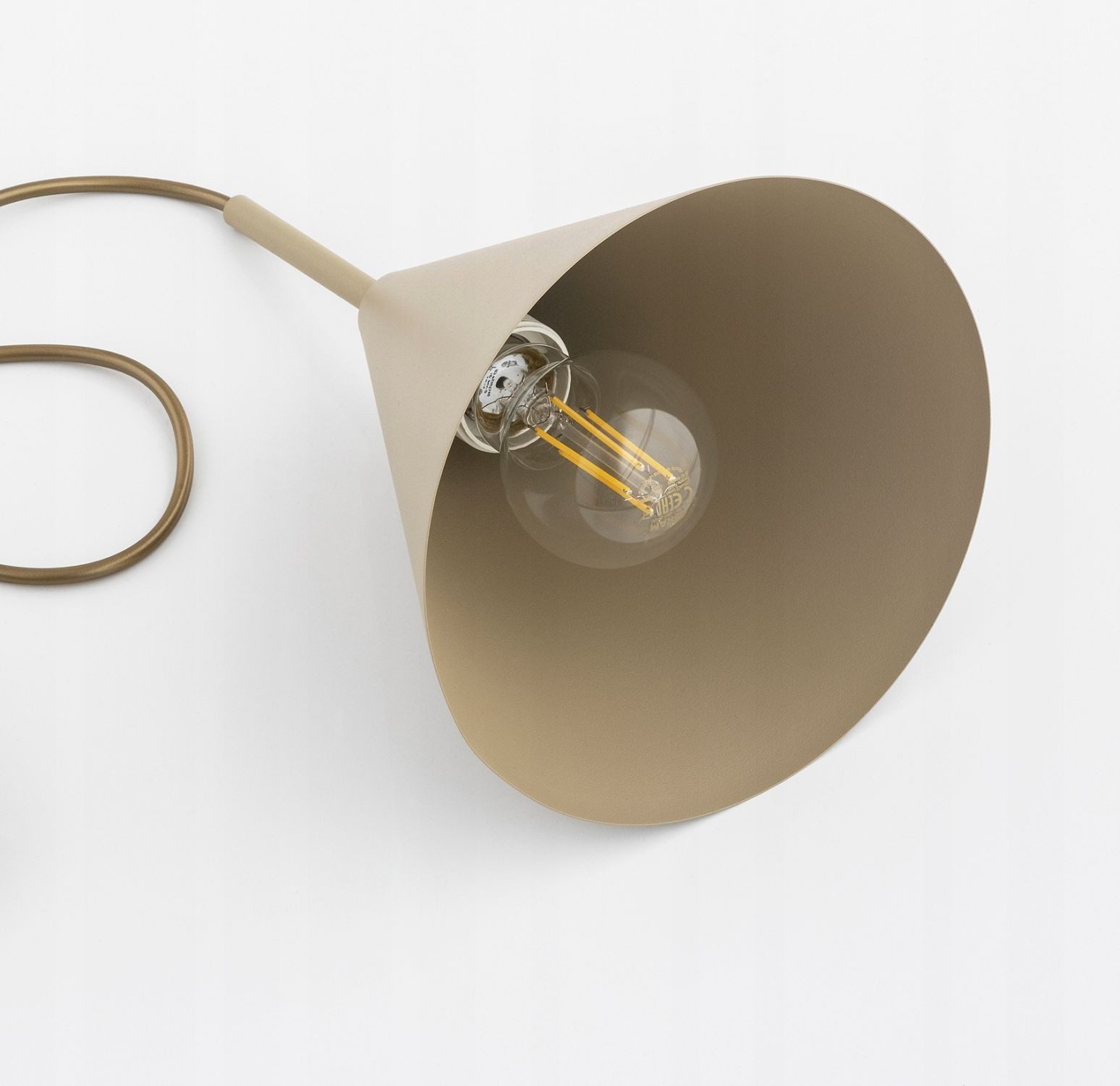 Licht-Erlebnisse Schreibtischlampe RENTO, ohne Leuchtmittel, 38 cm hoch E27 Modern