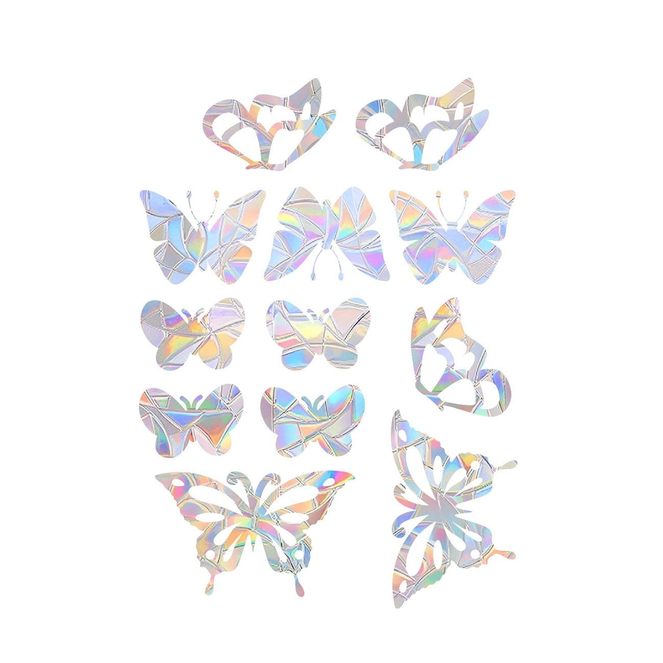 FELIXLEO Fensterdekoration Prism-Fenster-Abziehbilder suncatcher sticker Vogelschutz