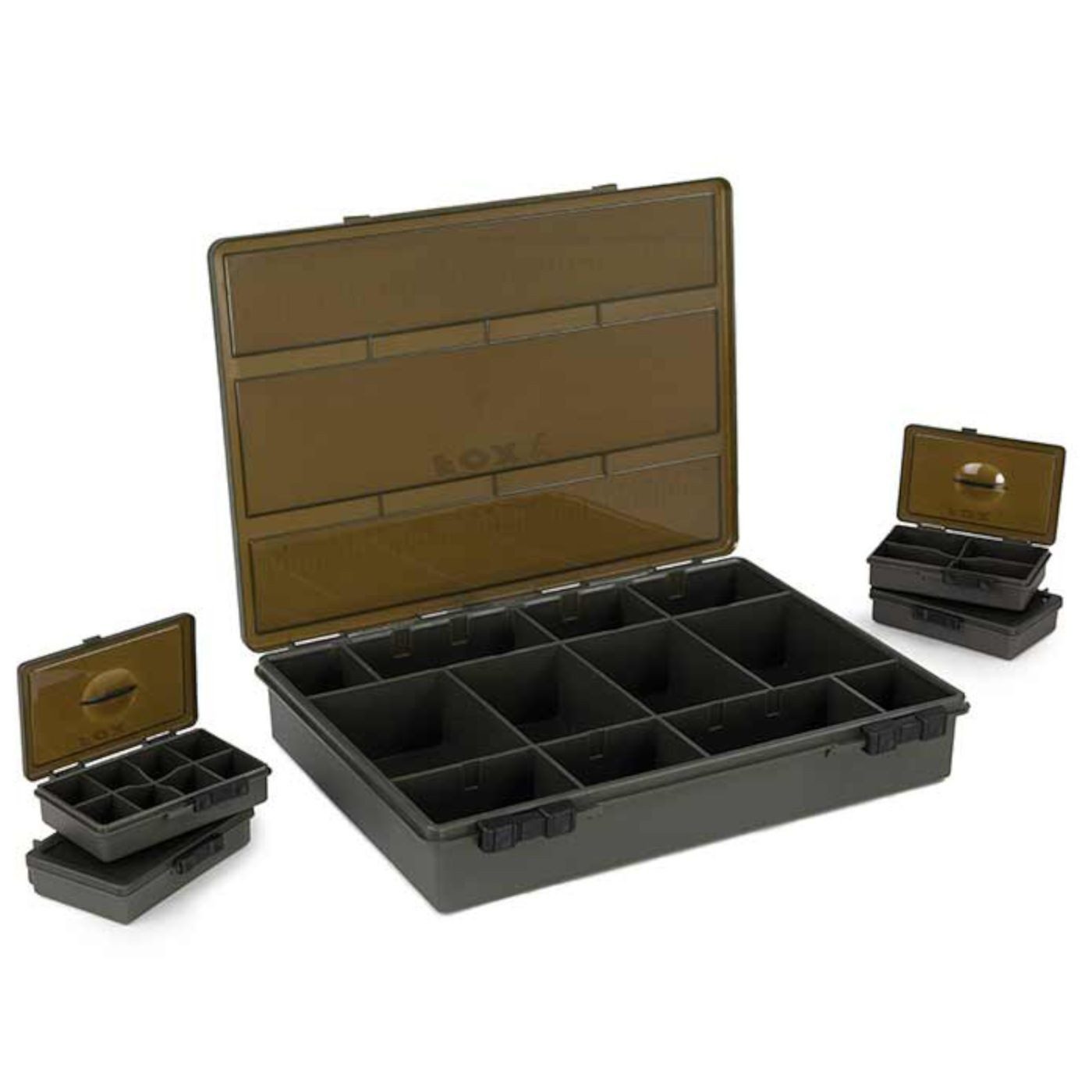 Angelkoffer Fox Eos Carp Tackle Box Loaded Large 33x26x5cm - Zubehörbox