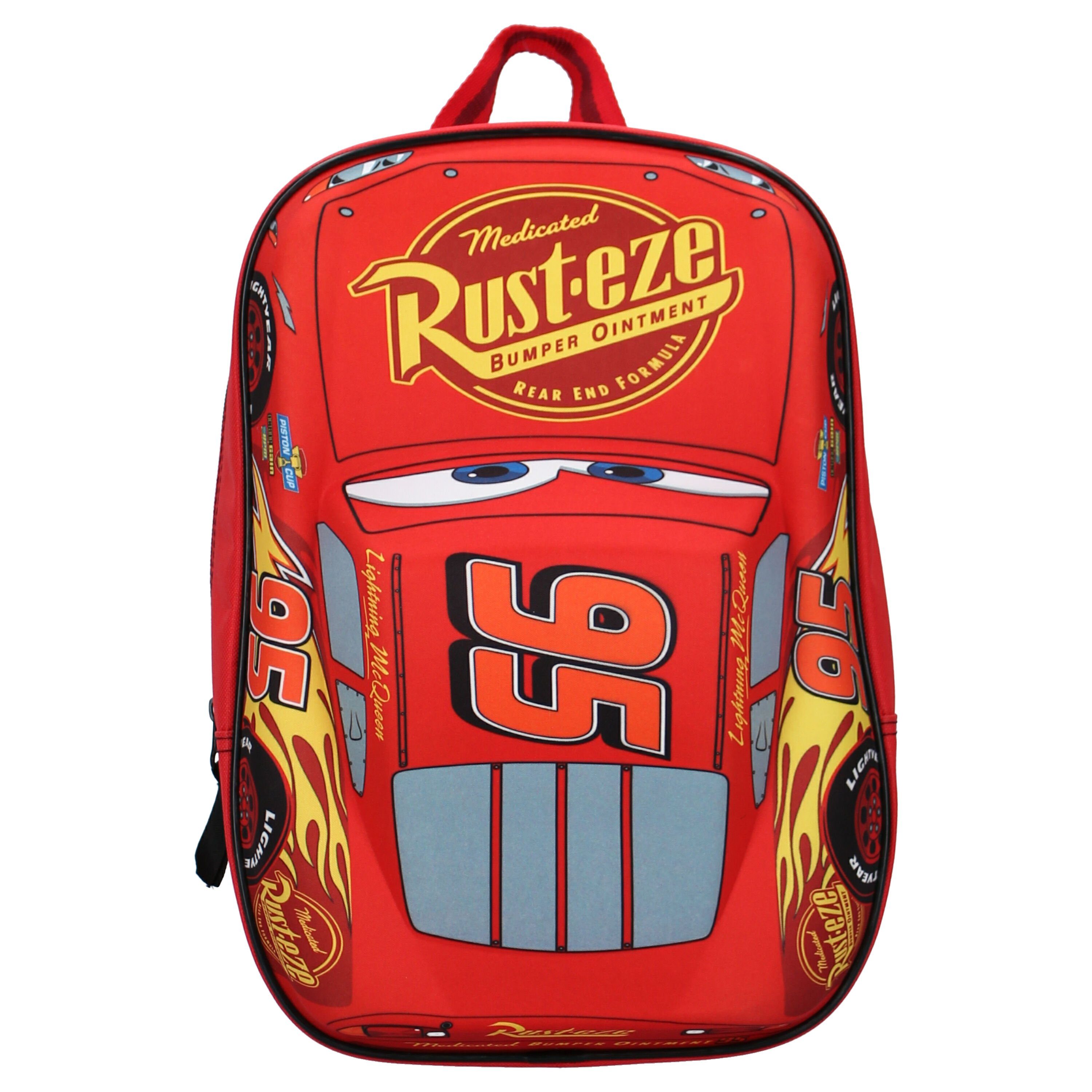 Vadobag Kinderrucksack 3D Kinderhelden -Disney - Marvel - Toggo Cars3 Piston Cup (1-tlg), Kindermotiv