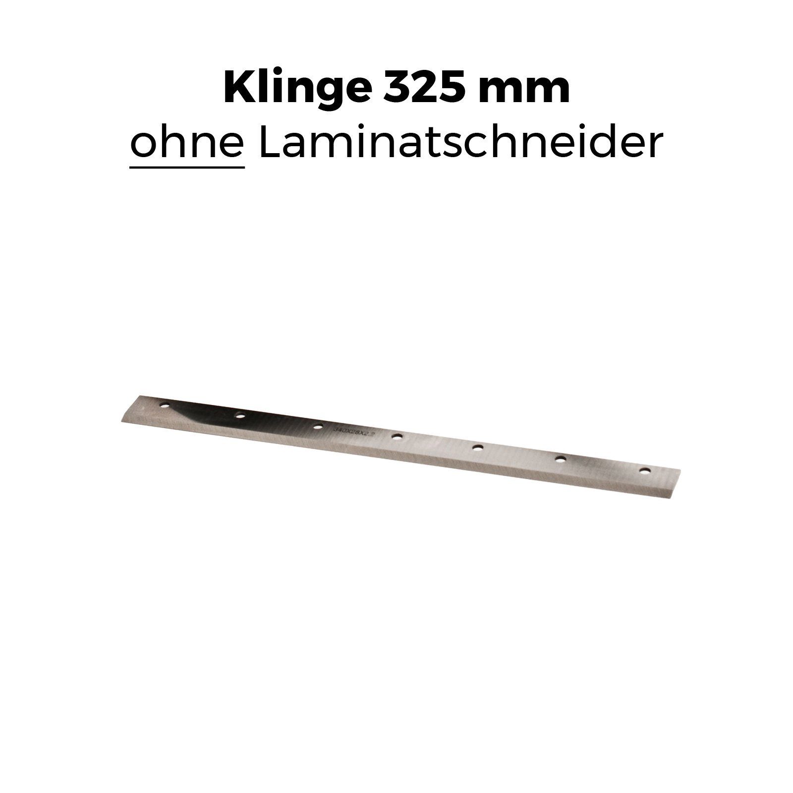 BAUTEC Laminatschneider Ersatzklinge Schnittbreite: » II cm, geprüft », 32.5 Stahl 325 Modell gehärteter mm GS-TÜV für passend I in + max. »