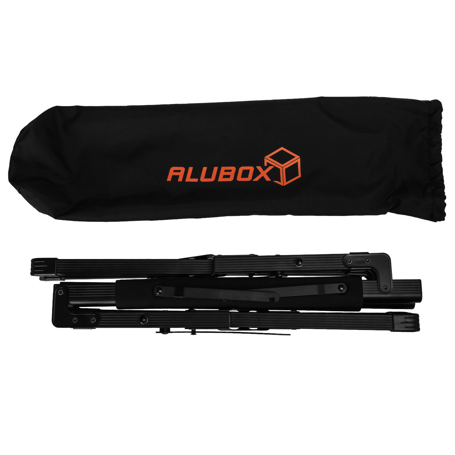 ALUBOX Standfuß Ständer für Campingbox Kühlboxständer inkl. Tasche, 3-fach verstellbar – Bild 4 von 5