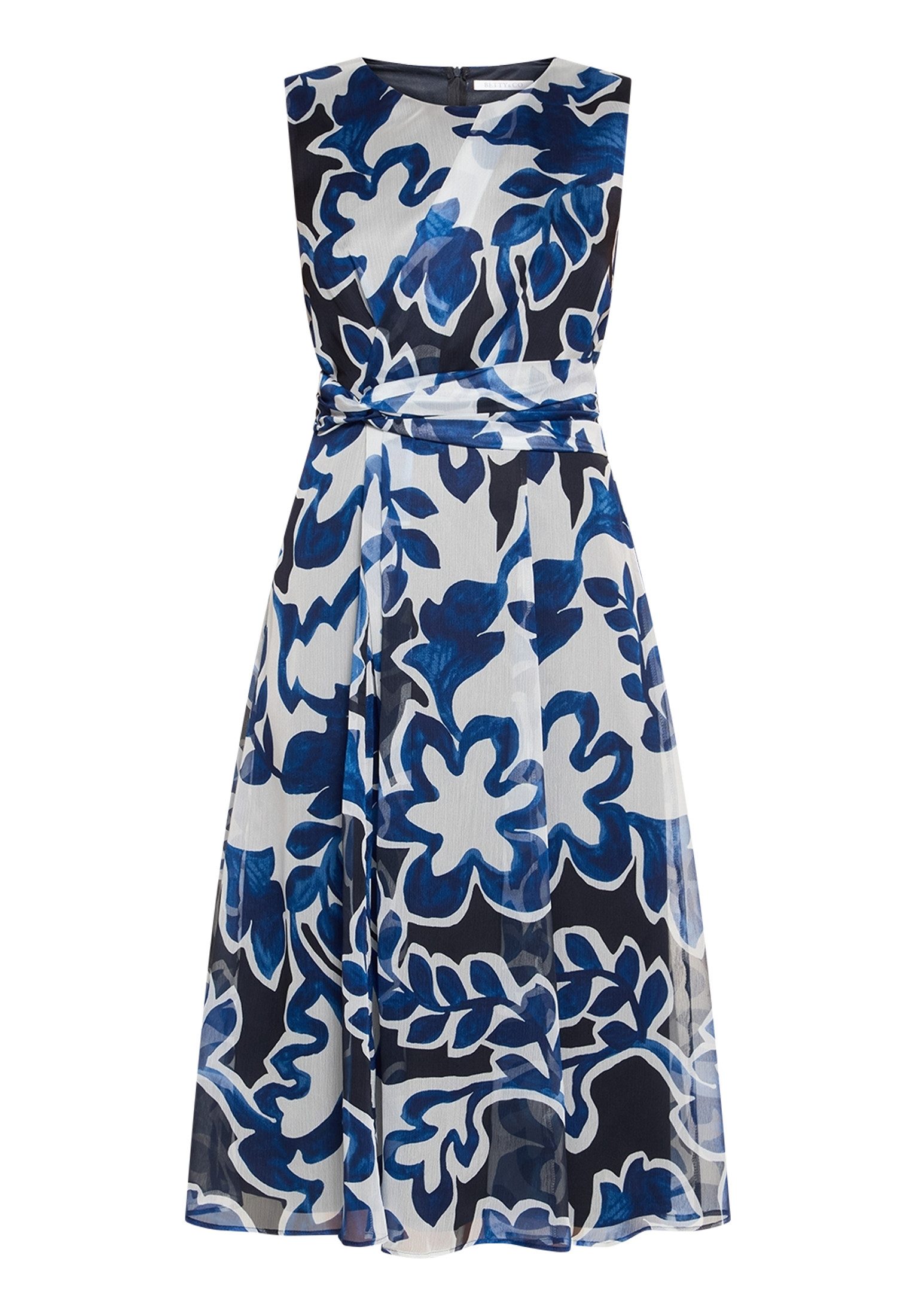 Betty&Co Chiffonkleid Damen ohne Arm