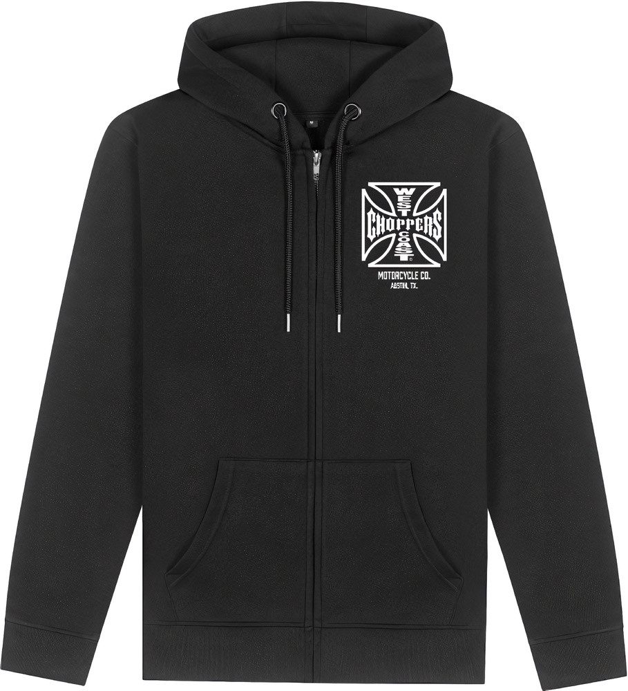 West Coast Choppers Hoodie Atx Cross Zip Hoody günstig online kaufen