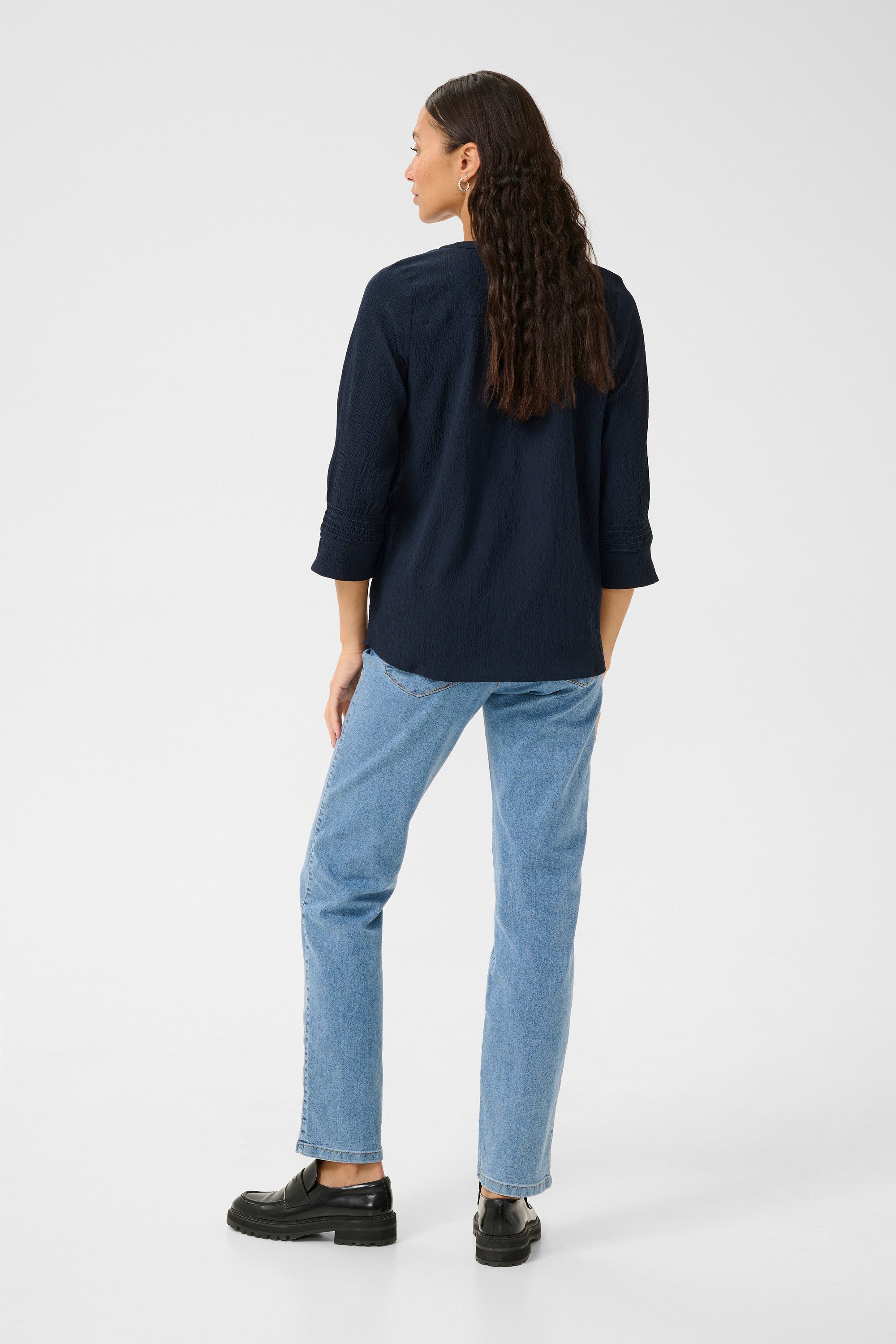 KAFFE Langarmbluse Langarm-Bluse KAlinda