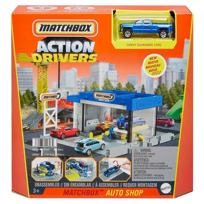MATCHBOX Spielzeug-Auto Mattel Matchbox Service Center Spielset