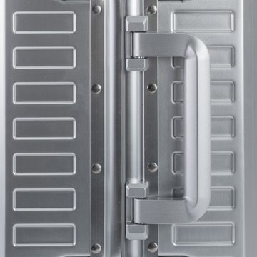 Travelhouse Handgepäckkoffer Tokyo, 4 Rollen, Aluminium Hartschale TSA Zahlenschloss Aluminium-Rahmen