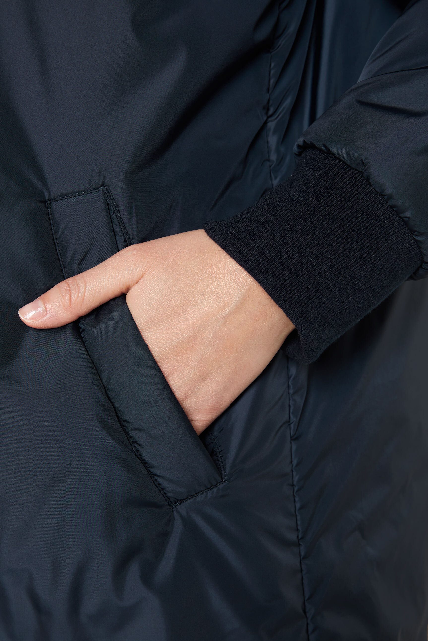SENSES.THE LABEL Langjacke mit Two-Way-Zipper