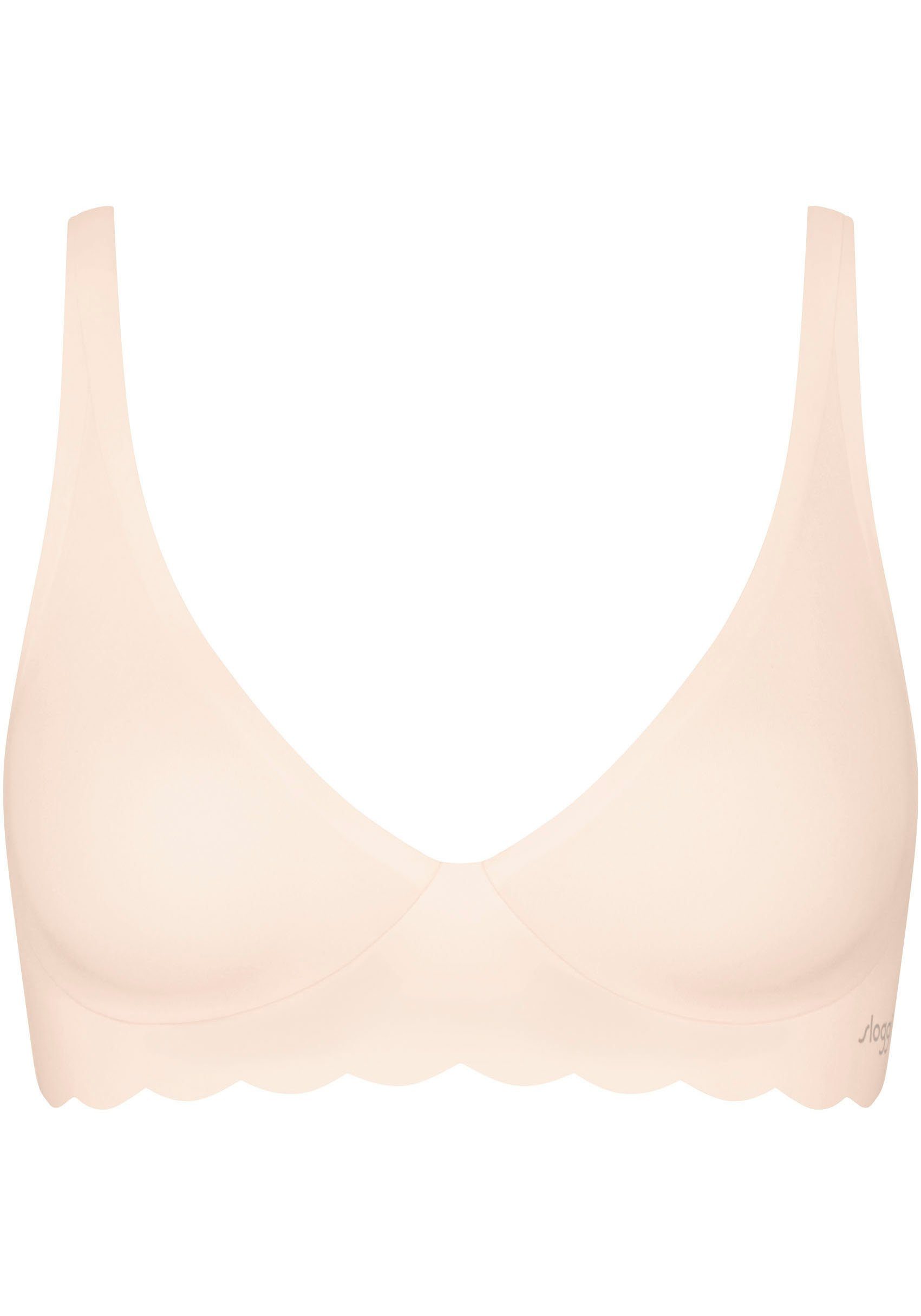 ZERO 2.0 Microfibre bügellos, Bügelloser BH ANGORA nahtlos Sloggi Soft-Bra,