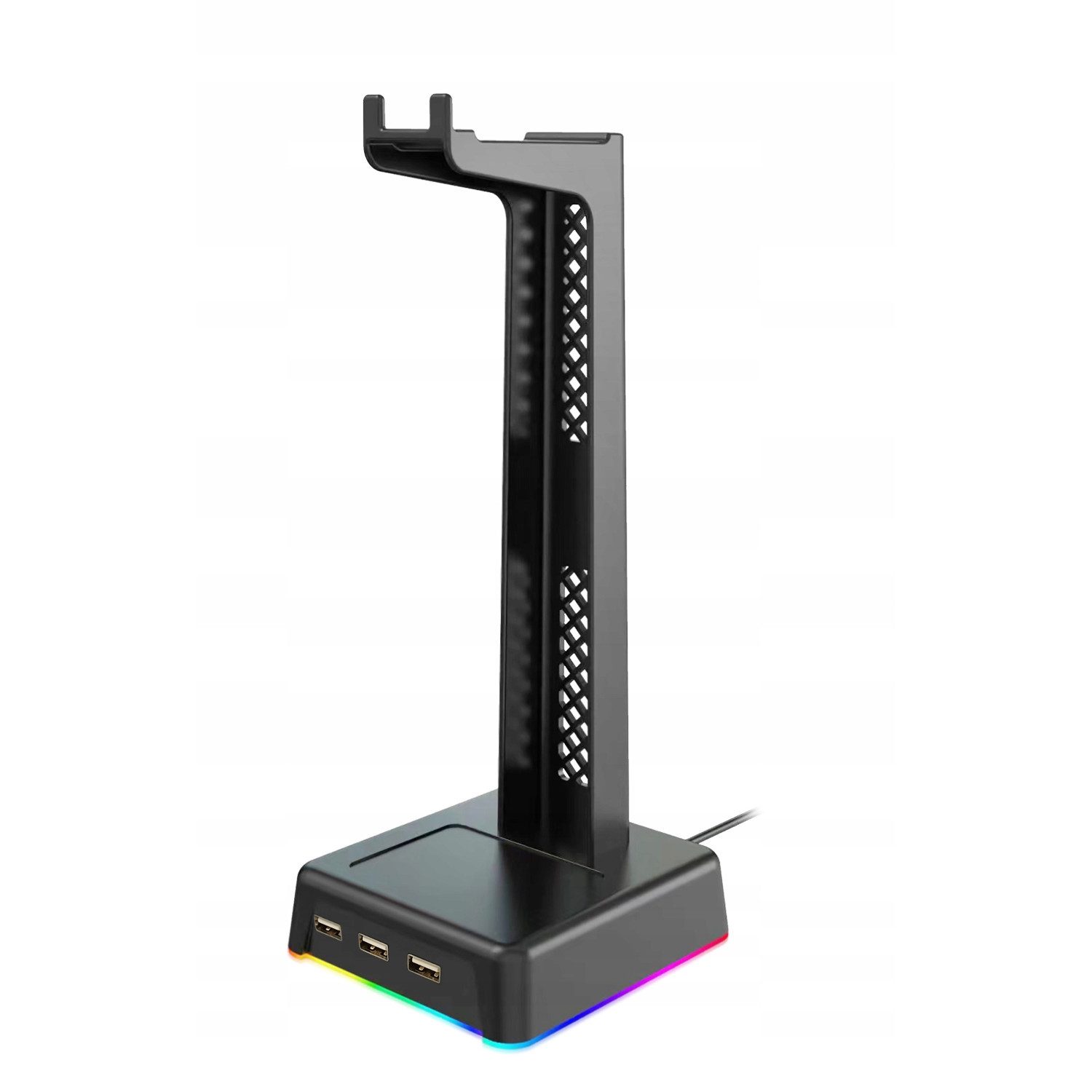 VAKOSS Подставка для наушников ST-1545, (Tischständer für Kopfhörer Hub 3xUSB)