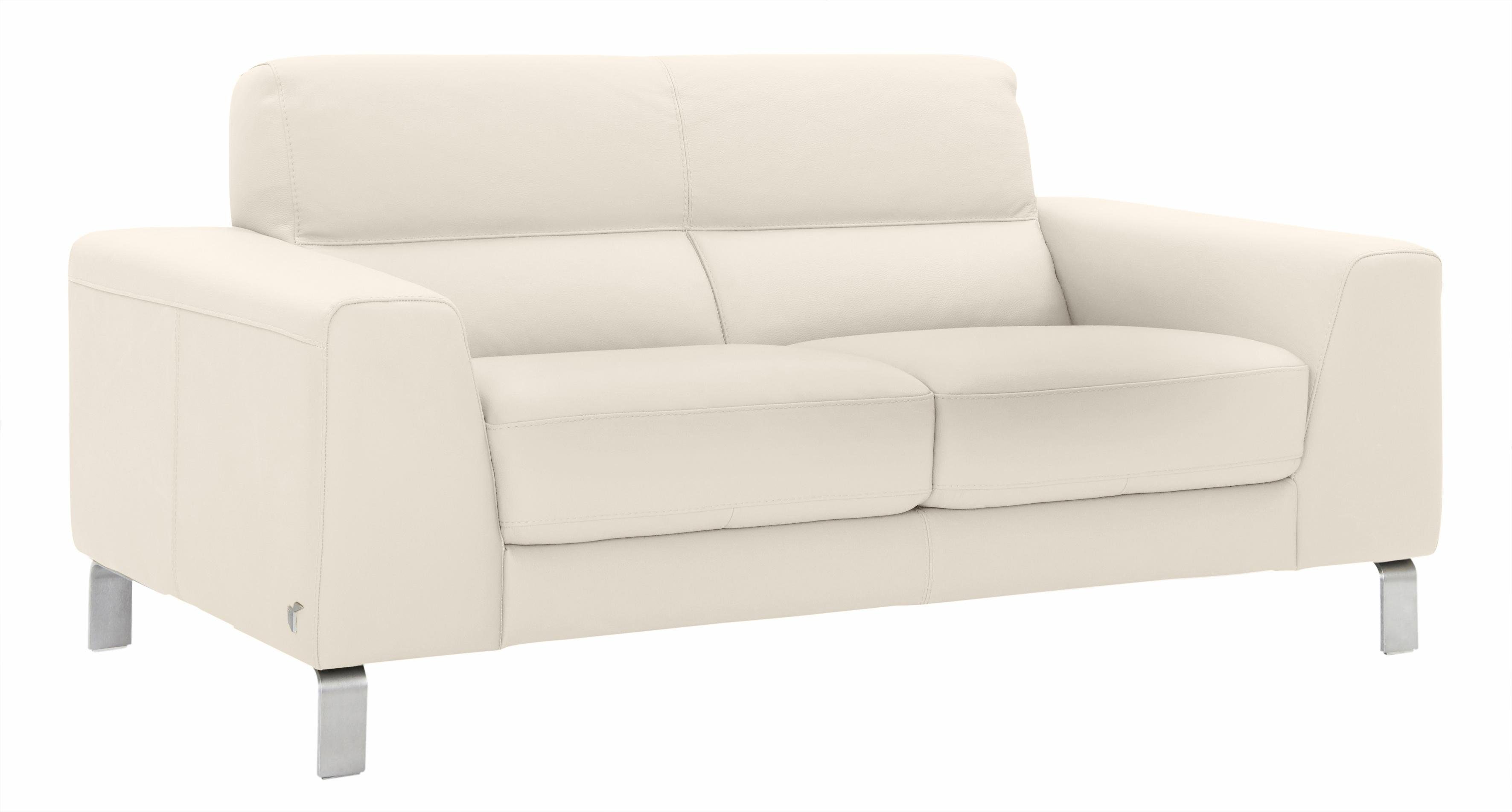 CALIA ITALIA 2-Sitzer Simon, erstklassiger Sitzkomfort und tolles Design, in zwei Lederqualitäten