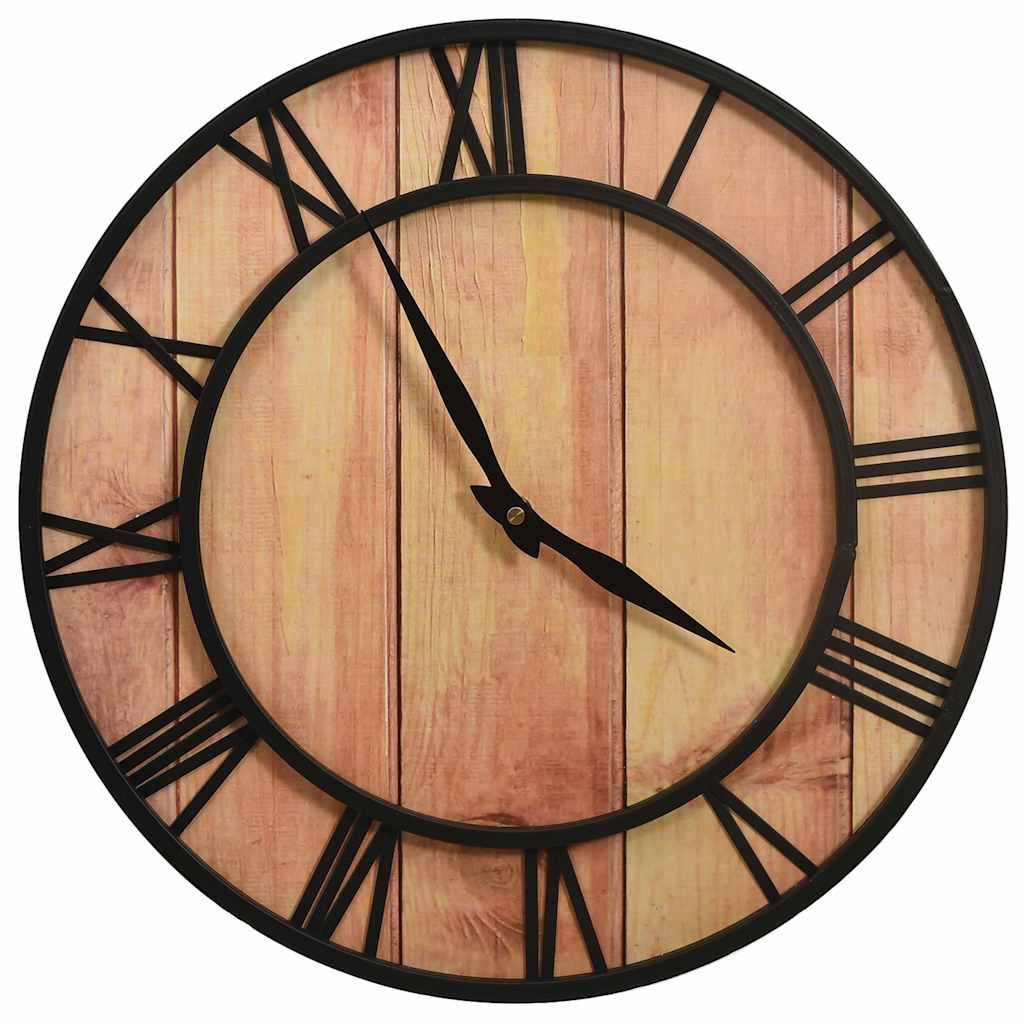 tinkaro Uhr Design-Wanduhr AMRAM Holz Wohnzimmeruhr Braun/Schwarz. € 54,95