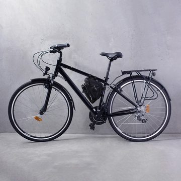 Wozinsky Fahrradtasche Wozinsky Fahrradtasche 1,5l unter dem Rahmen Schwarz (WBB23BK) (1-tlg)