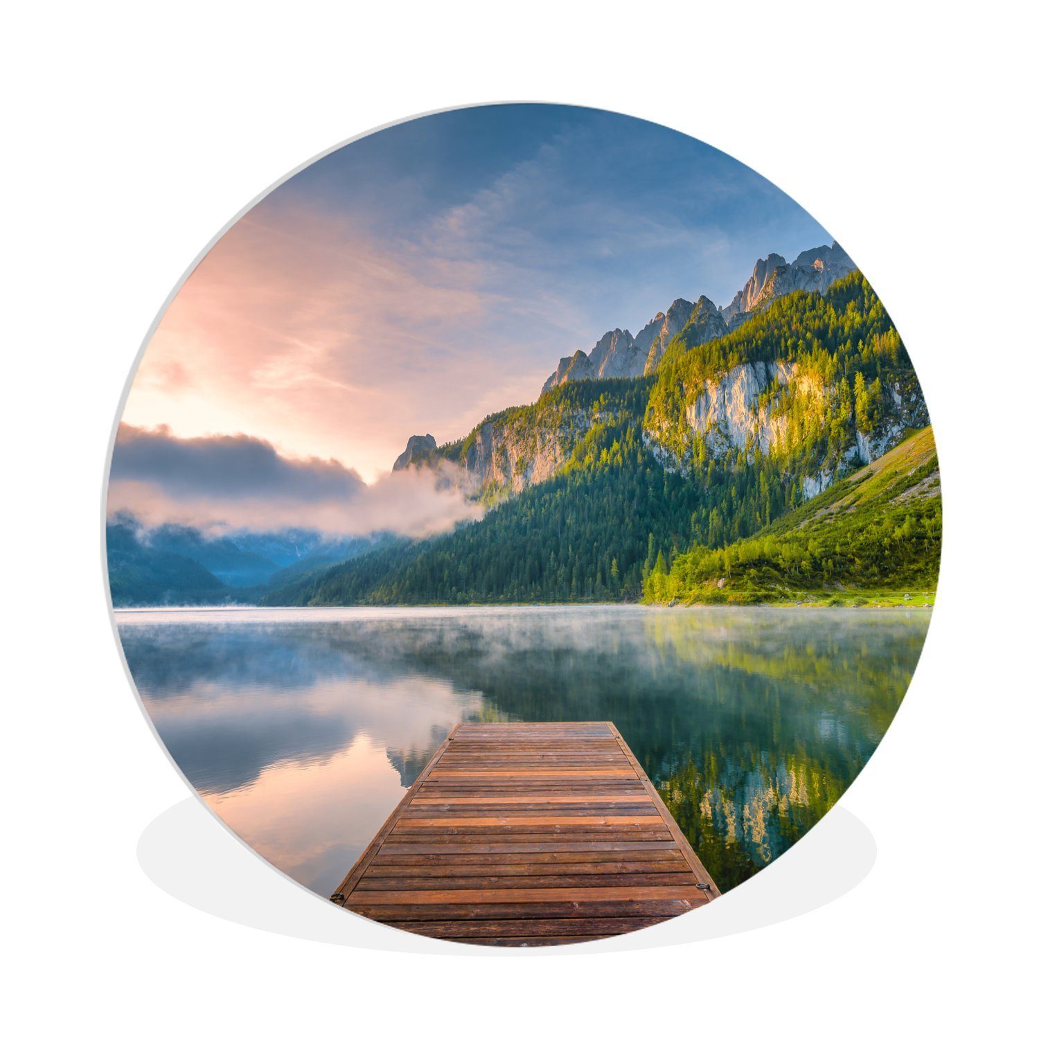 Gemälde Eindrucksvoller Sonnenaufgang in den Bergen von Österreich