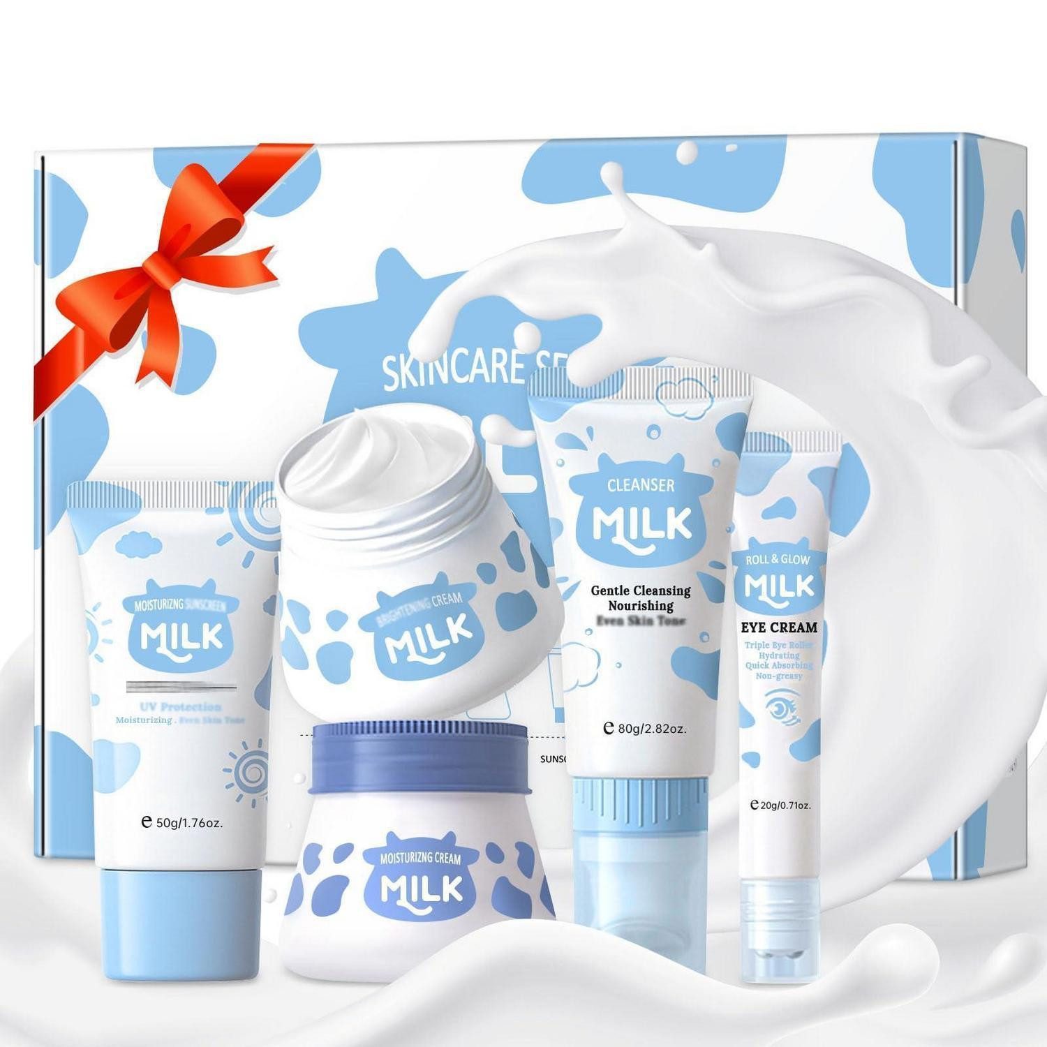 LuxusKollektion Pflege-Geschenkset Gesichts-Pflege-Set Milch Anti-Aging Teenager-Mädchen