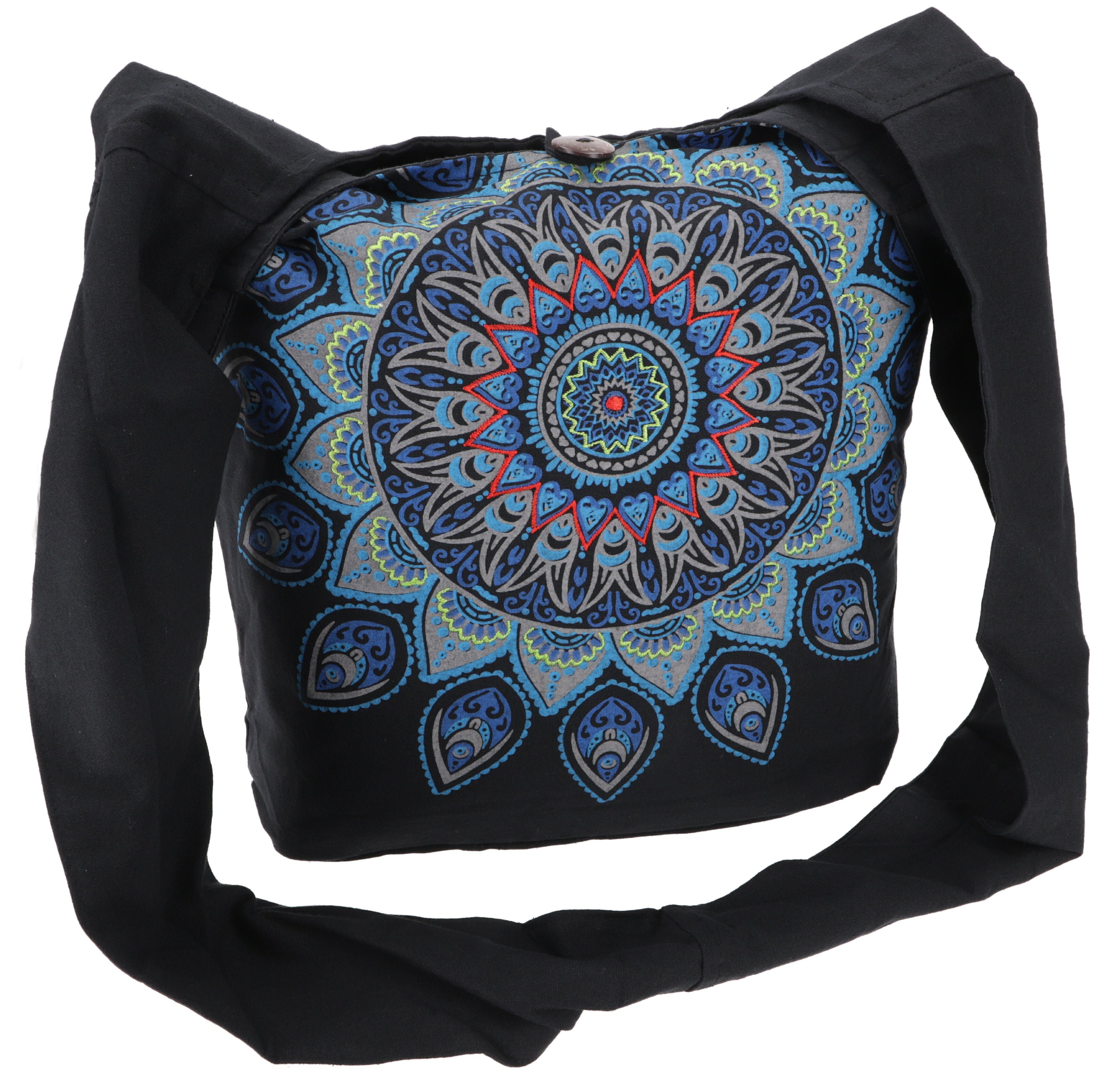 Guru-Shop Schultertasche Bestickte Boho Tasche, Schulterbeutel mit..