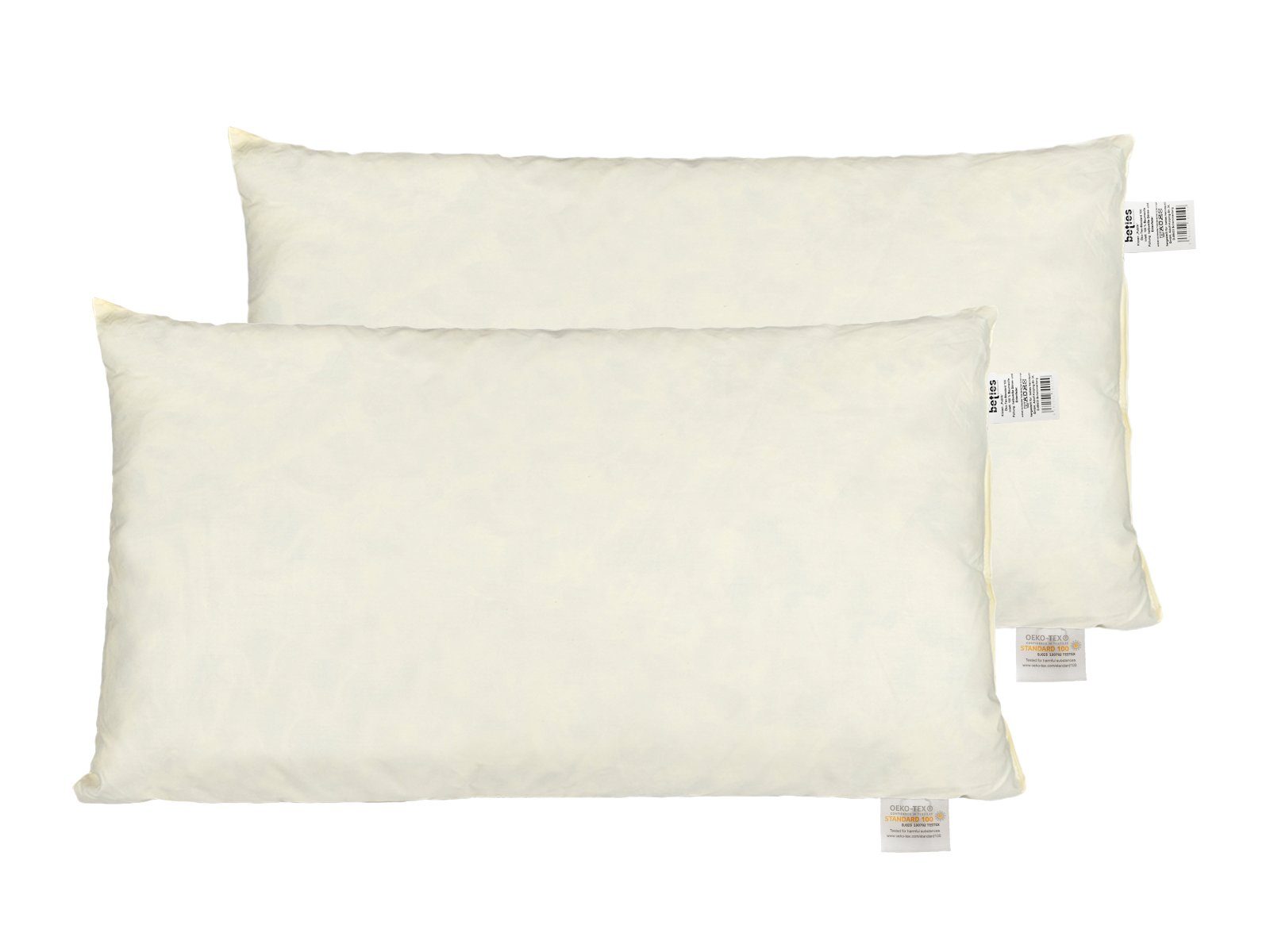 beties Federkissen Publik 2er Set, Füllung: 100% Federn, Bezug: Baumwolle, günstig online kaufen