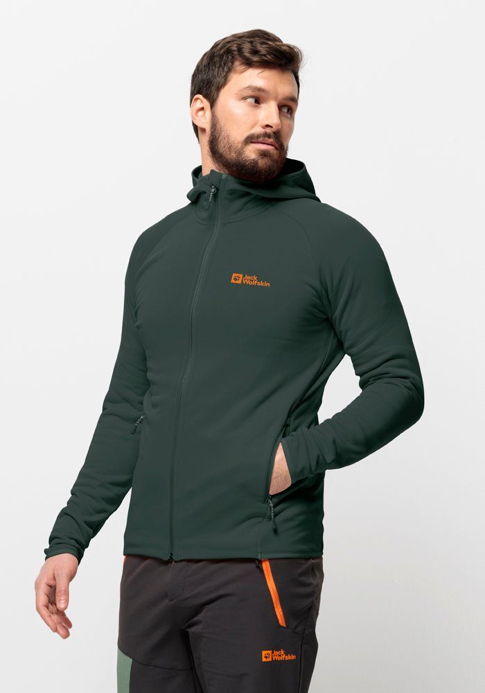 Jack Wolfskin Fleecejacke BAISELBERG HOODED FZ M