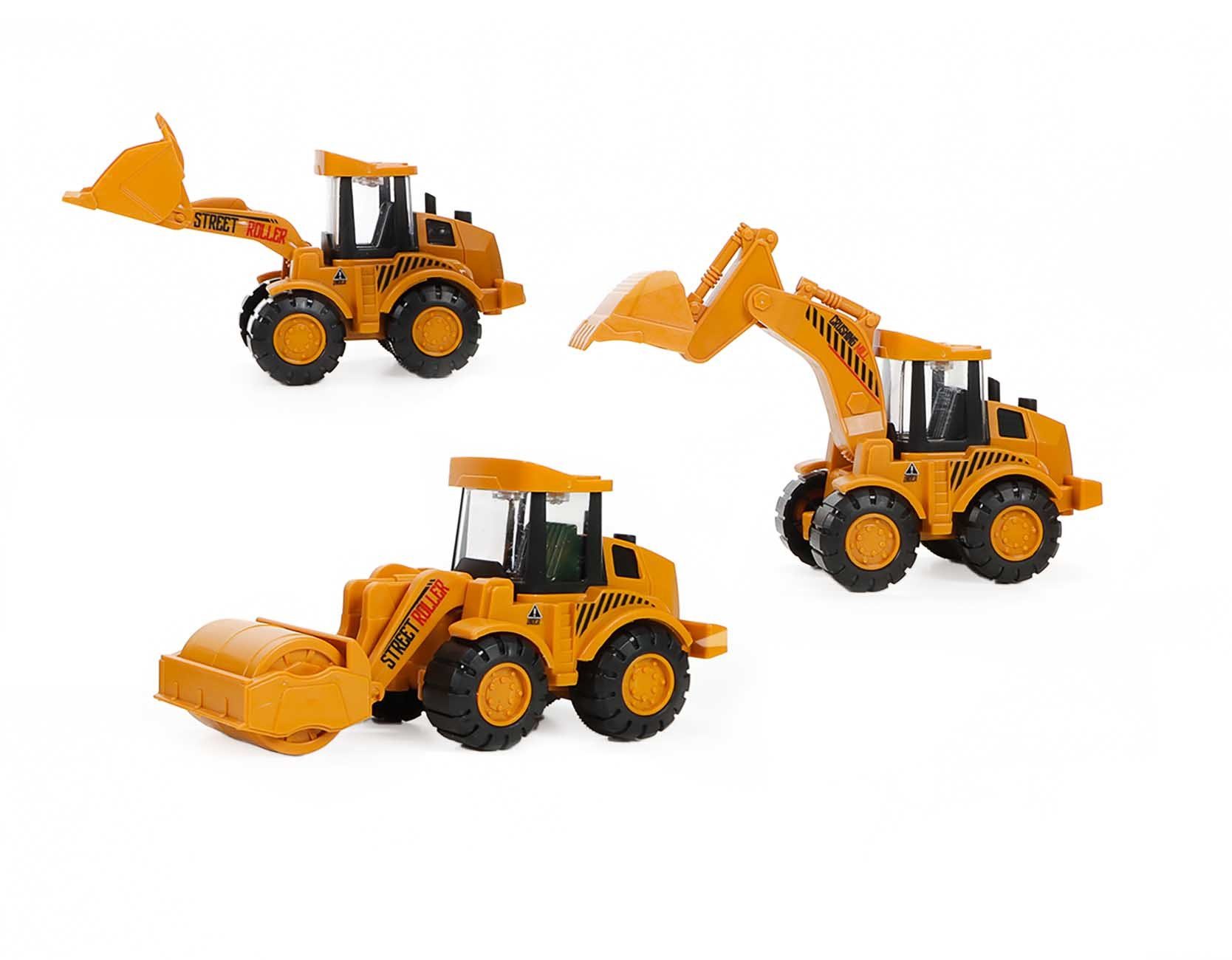 Bubble-Store Игрушки-Bagger 3-er Set, (Friktionsantrieb), Игрушки Baufahrzeuge