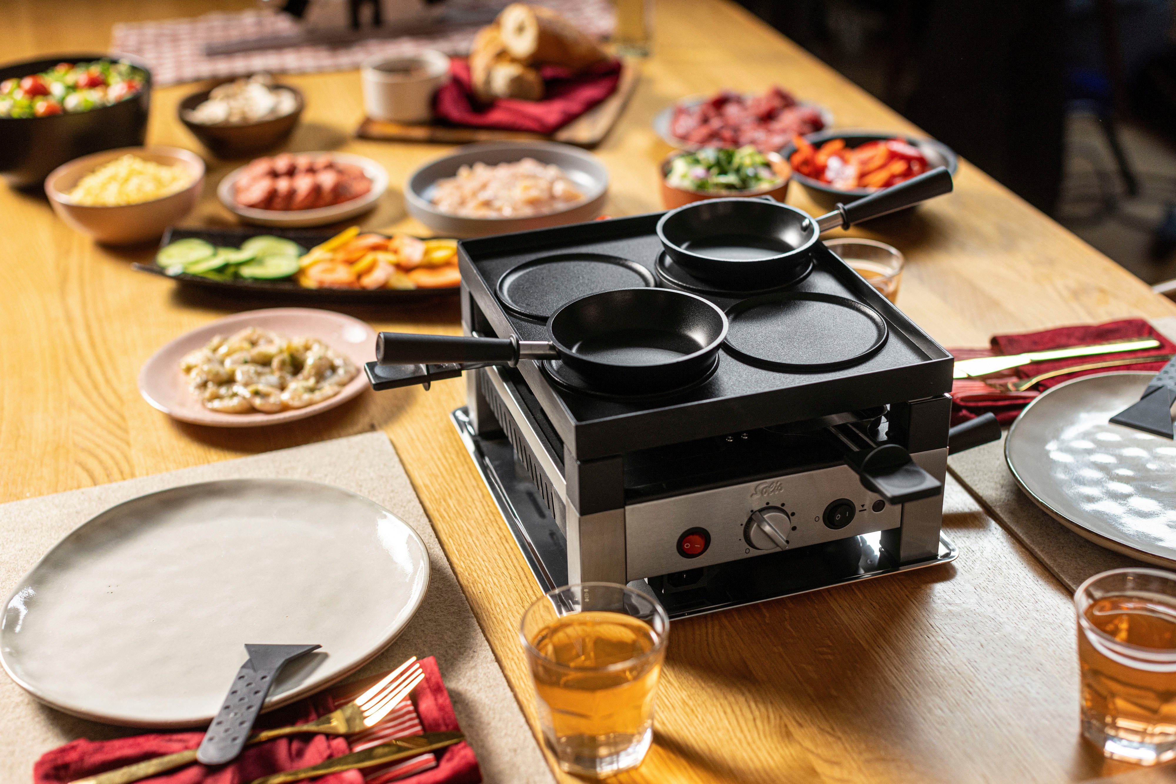 4, W in Table SWITZERLAND OF 5 for 1 4 Grill Raclette 1020 SOLIS Raclettepfännchen,