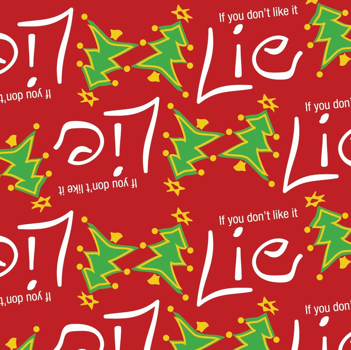 Poster Geschenkpapierset Lie Christmas Edition 70 x 100 cm