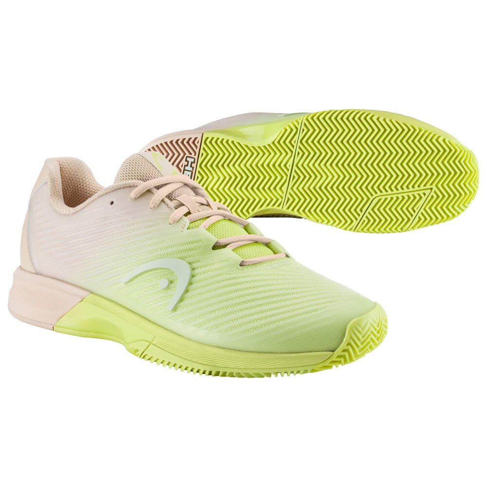 Head Revolt Pro 4.0 Clay/Sandplatz beige/limegrün Damen Tennisschuh