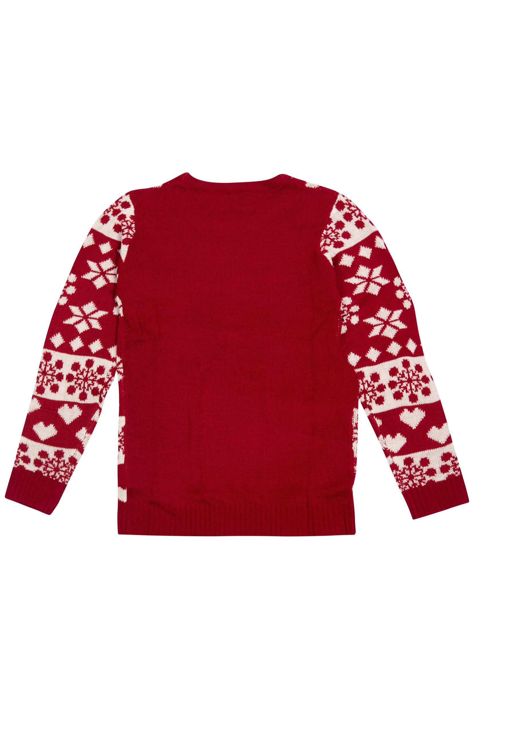 United Labels® Weihnachtspullover Winterpullover Rentiere Strick Pullover Ugly Sweater