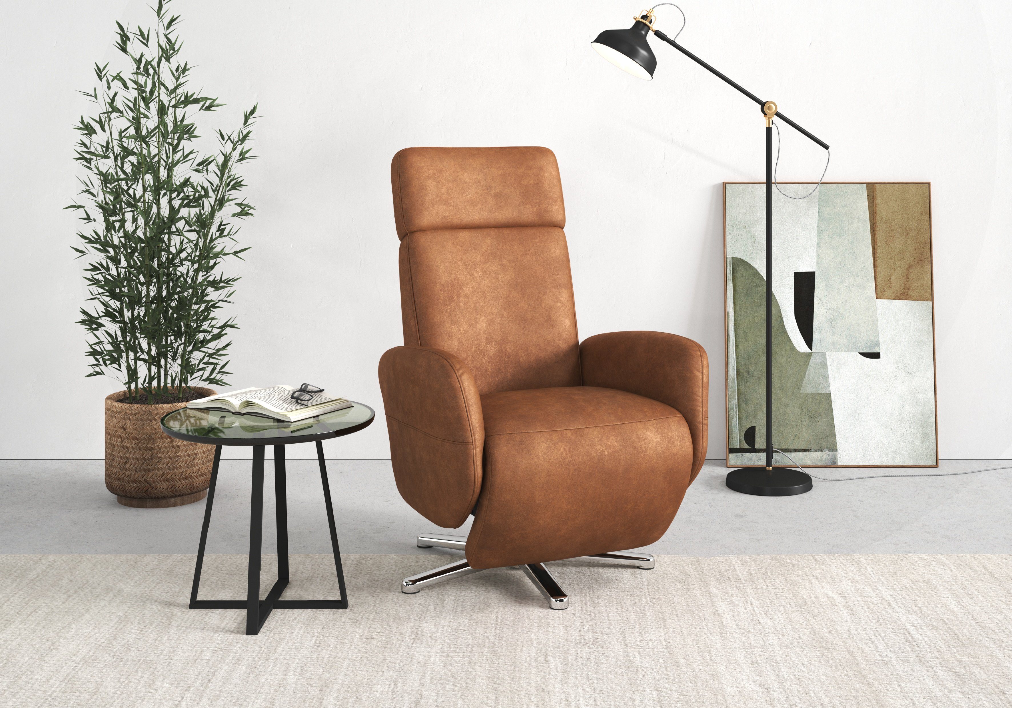 sit&more TV-Sessel Grenoble, inkl. Kopfteilverstellung, wahlweise mit 2 Motoren, Akku & Aufstehhilfe