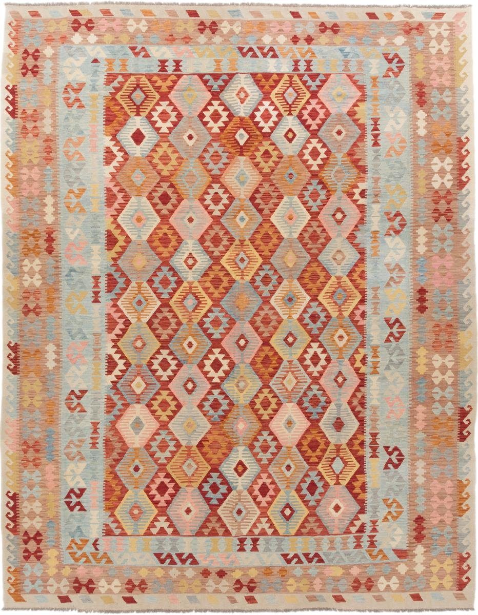 Orientteppich Kelim Afghan 303x390 Handgewebter Orientteppich, Nain  Trading, rechteckig, Höhe: 3 mm