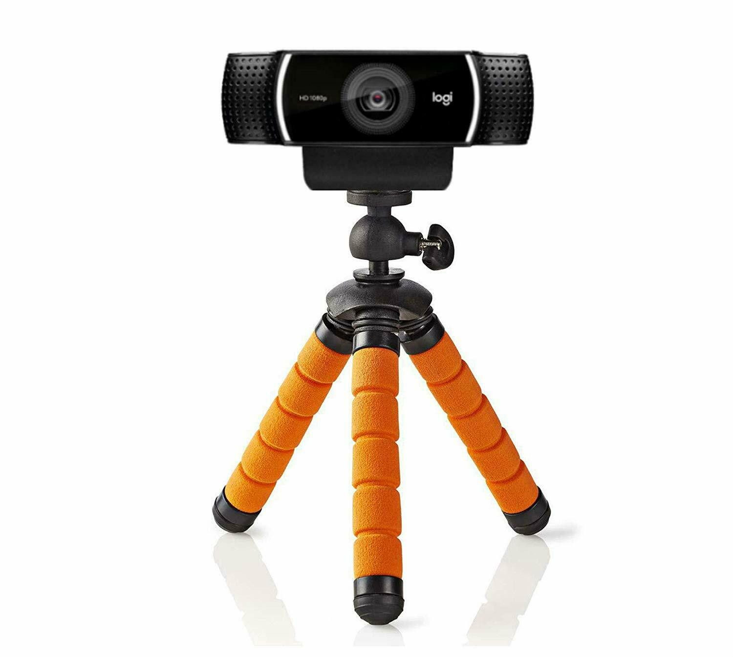 TronicXL Stativ für Webcam Logitech C920 Brio 4K C925e Microsoft Ständer Halter Stativhalterung (Halterung Zubehör)